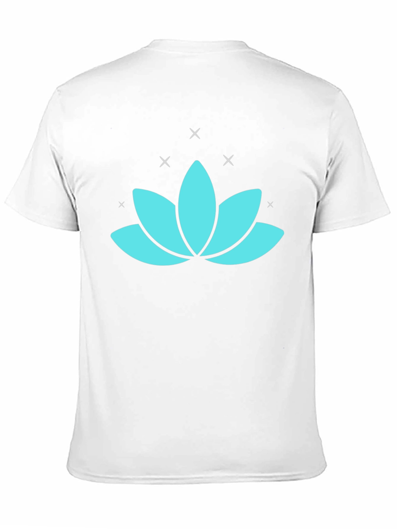 Black Lotus Flower Graphic Tee - Black view 11