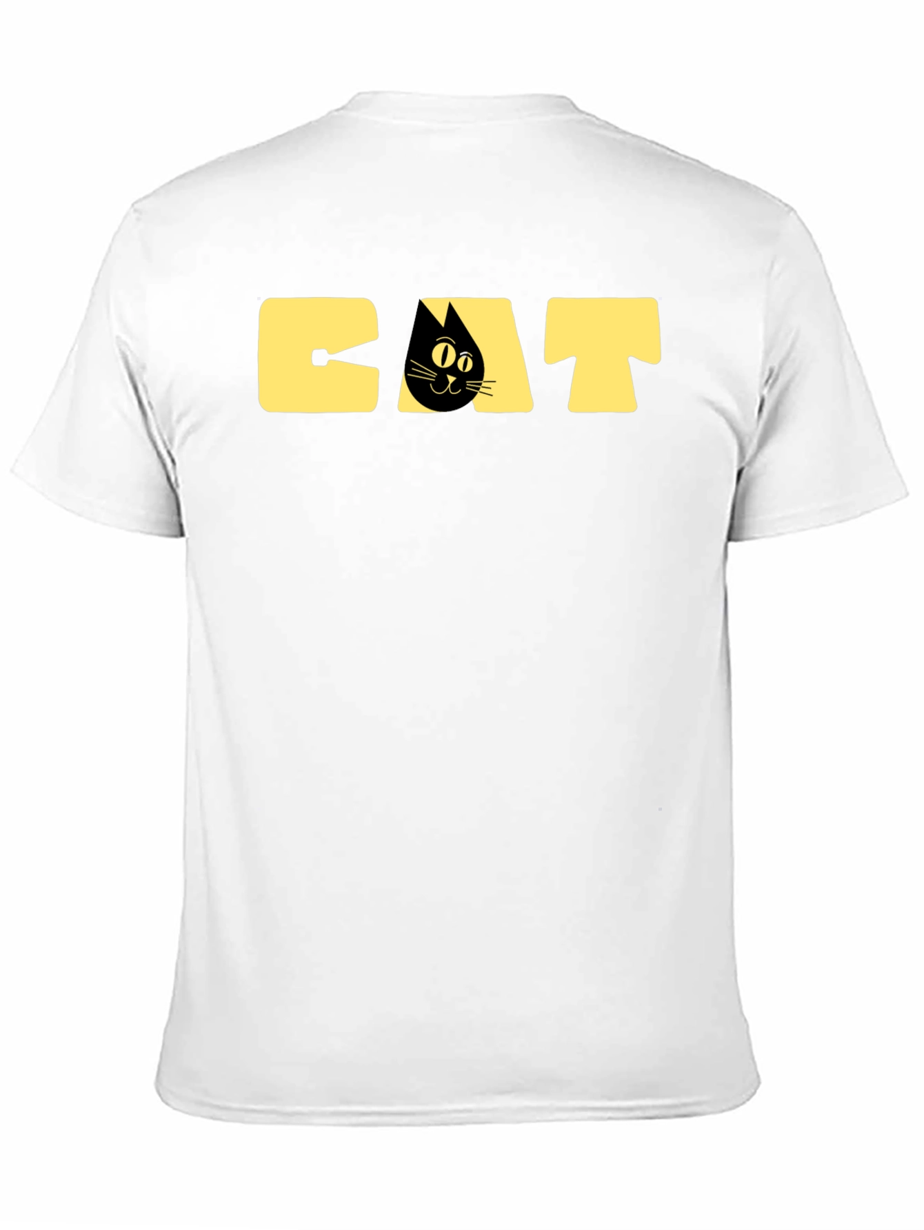 Black Cat Graphic Tee - Men's Black T-Shirt view 11