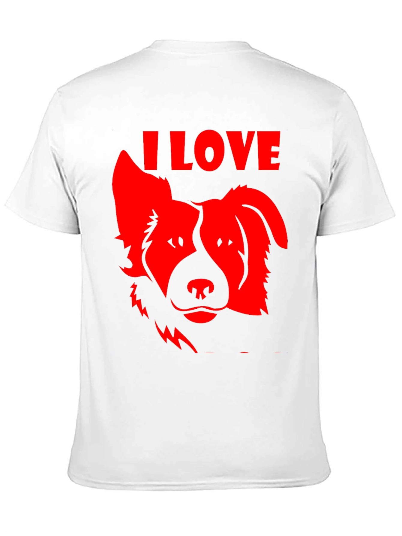 Black I Love Dogs Graphic Tee - Black view 11