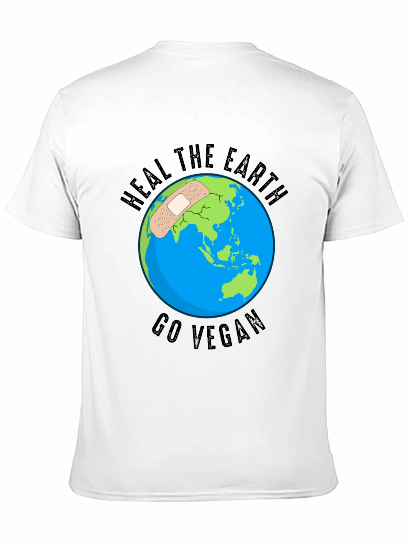 Heal the Earth Go Vegan T-Shirt - 11