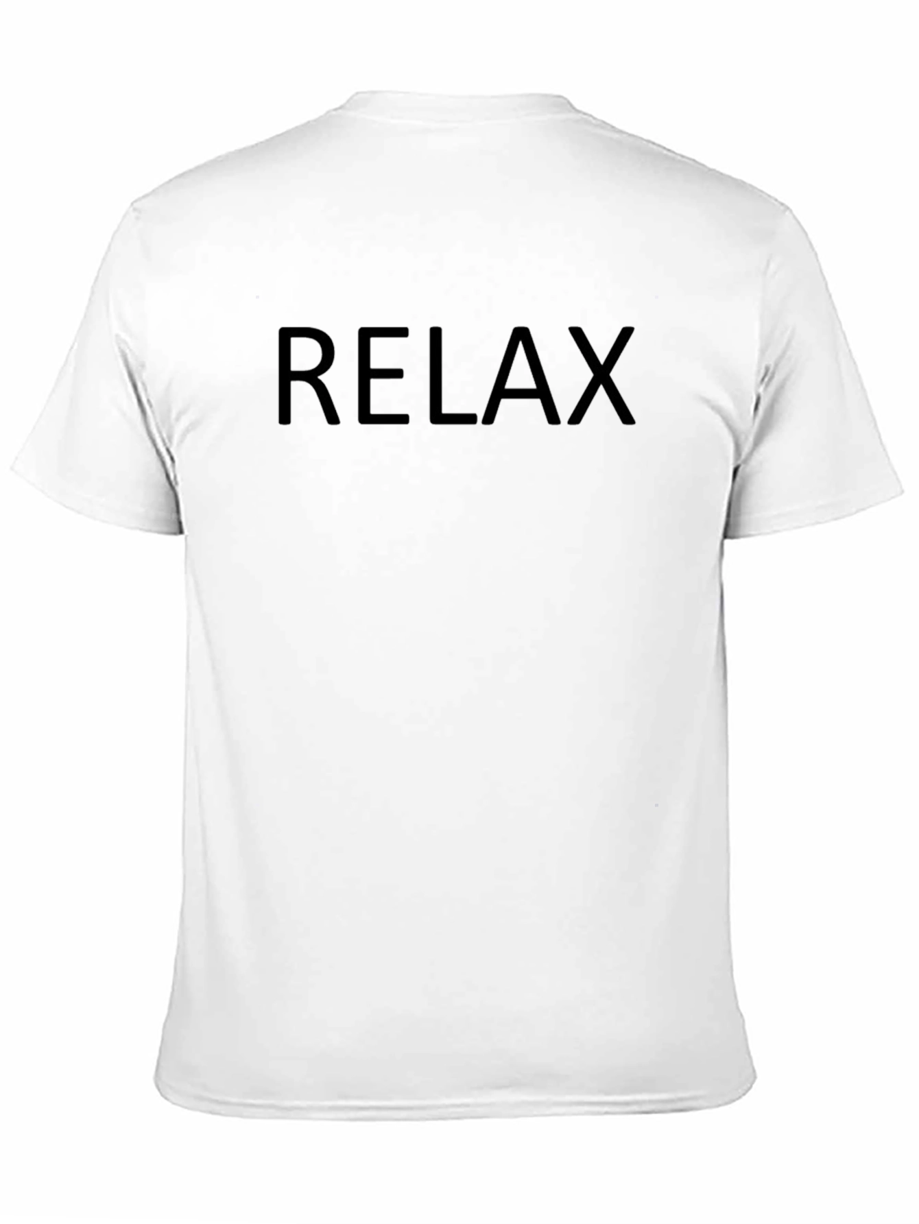 Black Relax Men's Black T-Shirt - Comfortable & Stylish view 11
