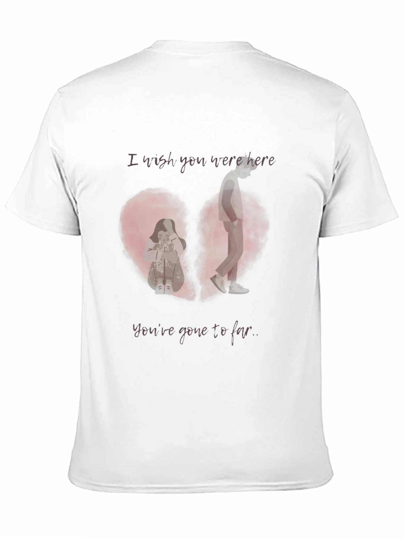 Black Wish You Were Here Graphic Tee view 11