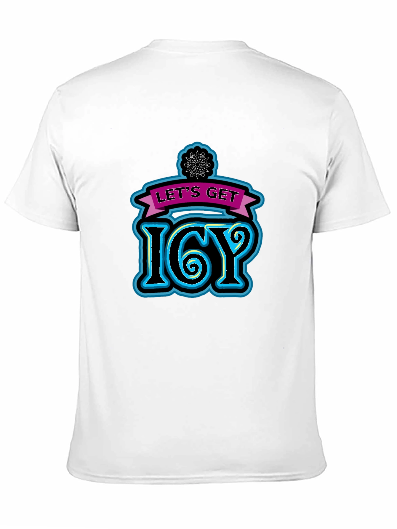 Black Let's Get Icy Black T-Shirt view 11