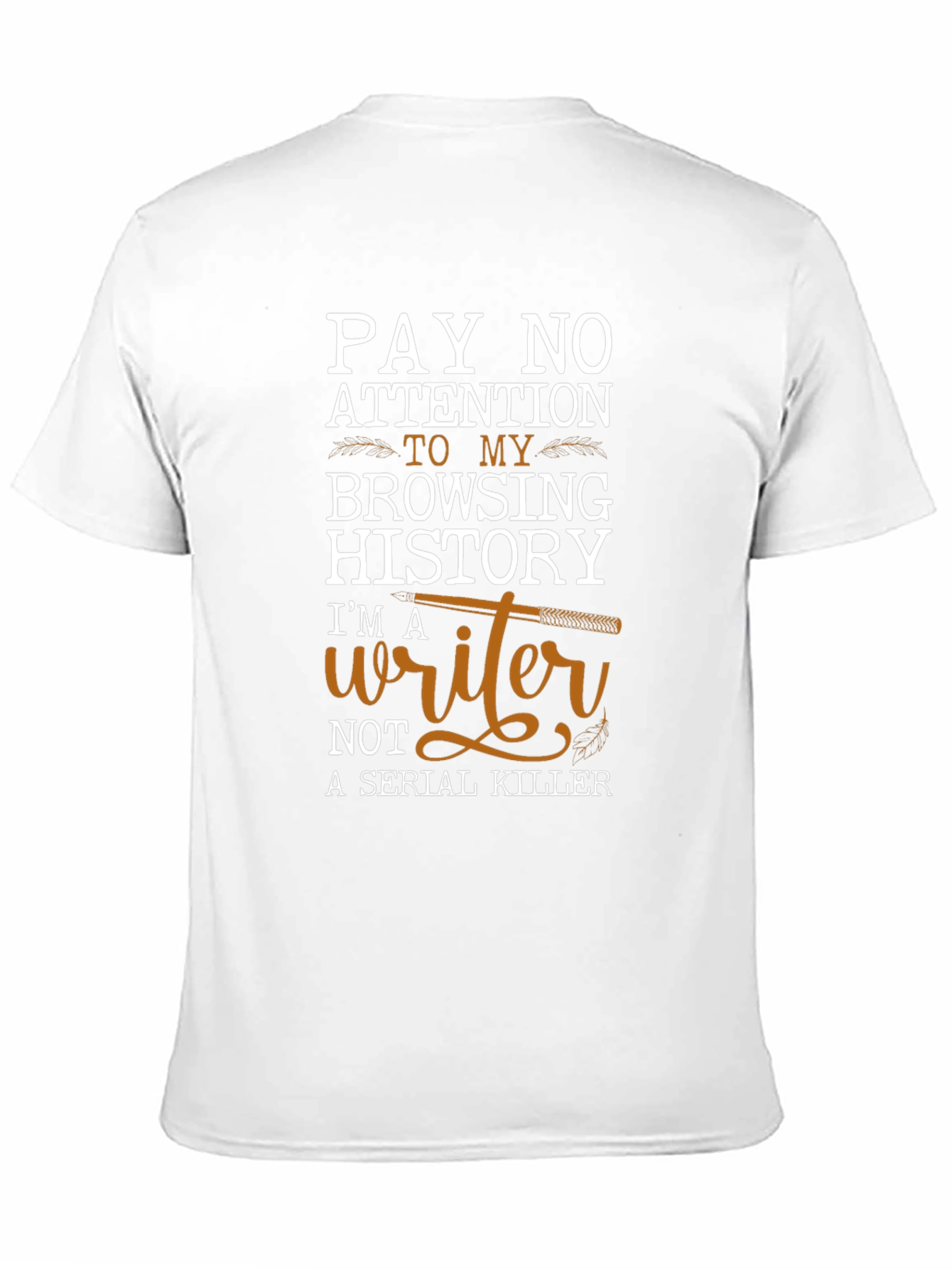 Black Writer Not Serial Killer T-Shirt view 11