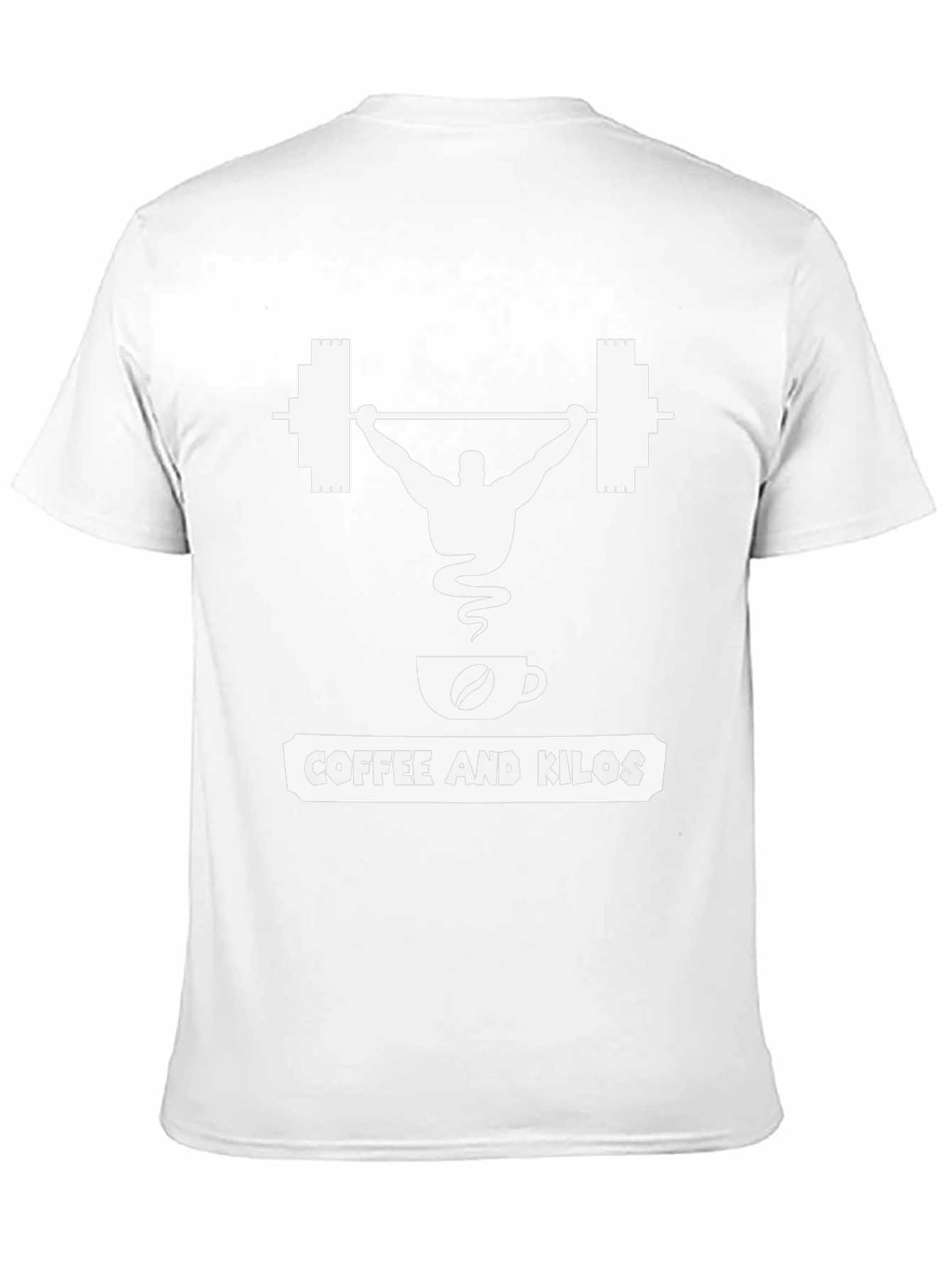 Black Coffee & Kilos Weightlifting T-Shirt view 11