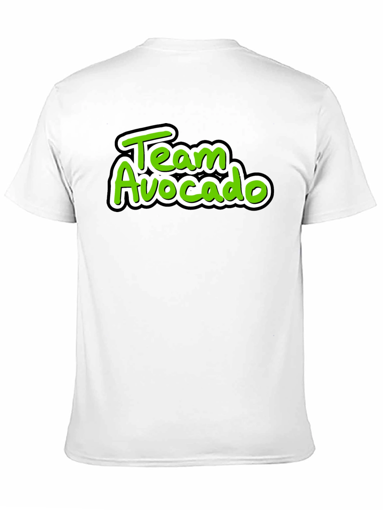 Black Team Avocado Graphic T-Shirt view 11