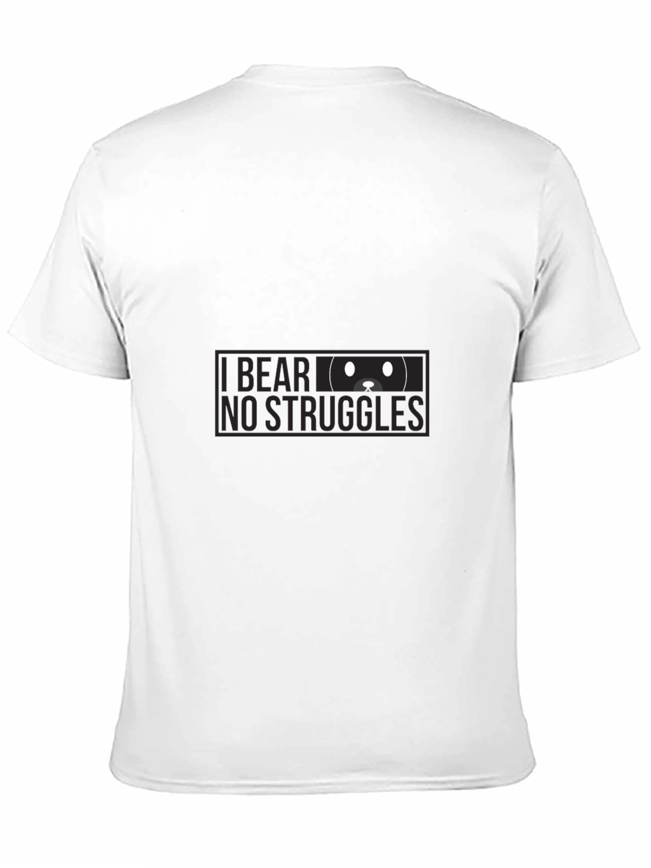 Black I Bear No Struggles Graphic Tee - Black T-Shirt view 11