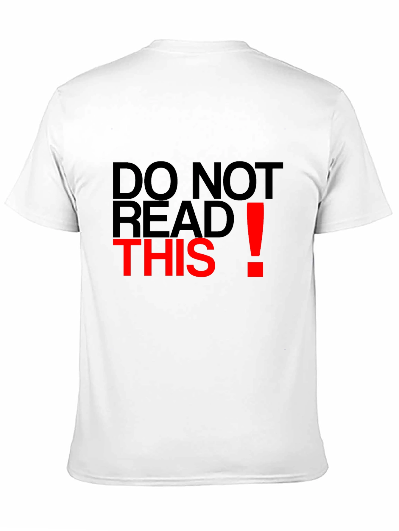 Black Do Not Read This Graphic Tee view 11