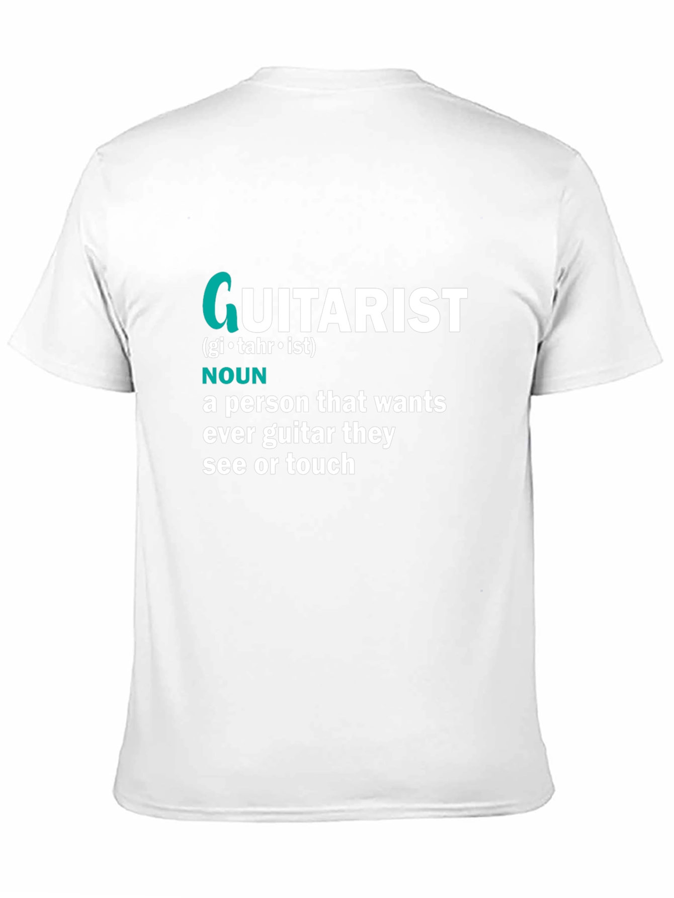 Guitarist Definition Black T-Shirt - 11