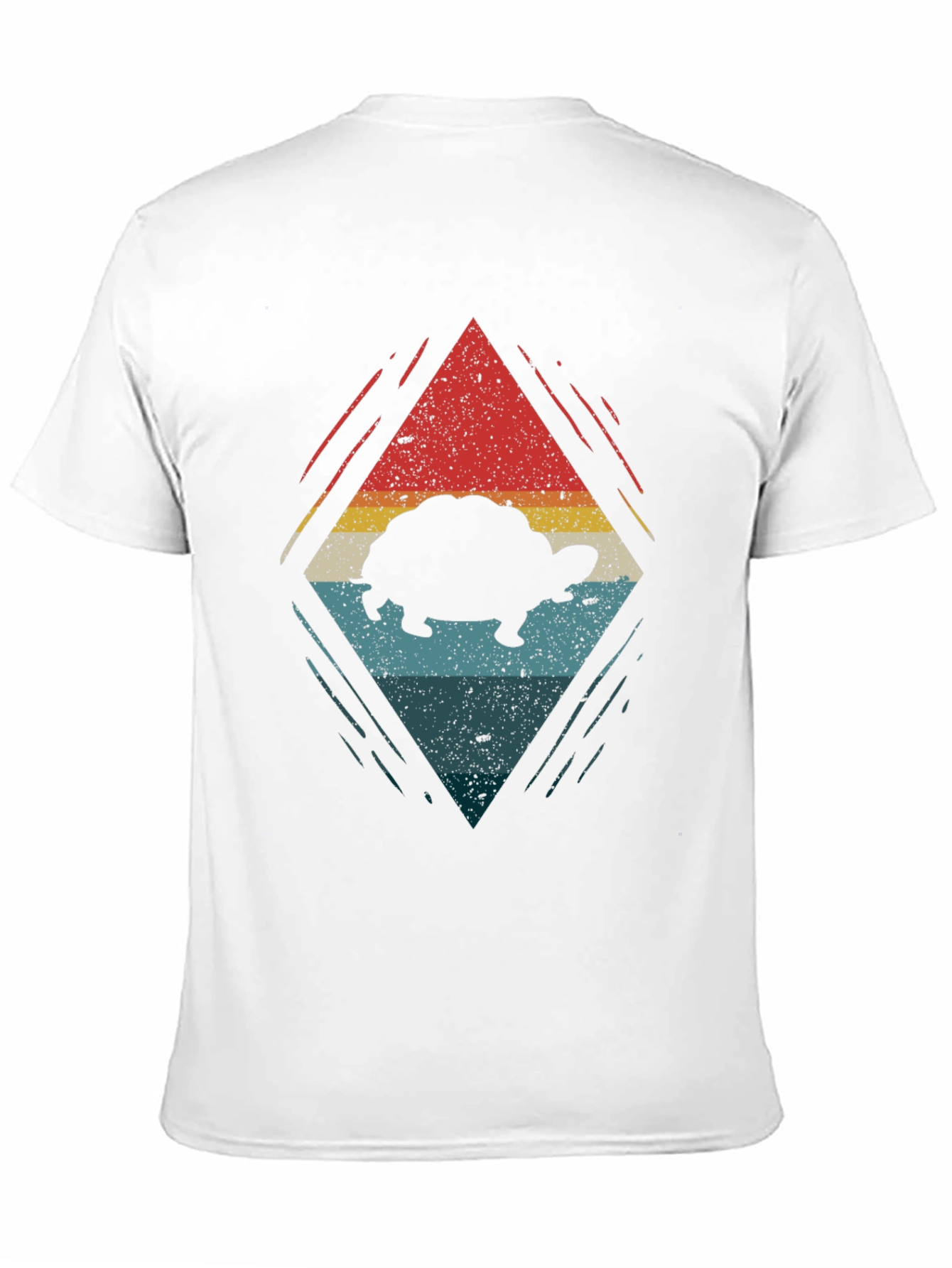 Black Retro Turtle Graphic Tee - Unisex view 11