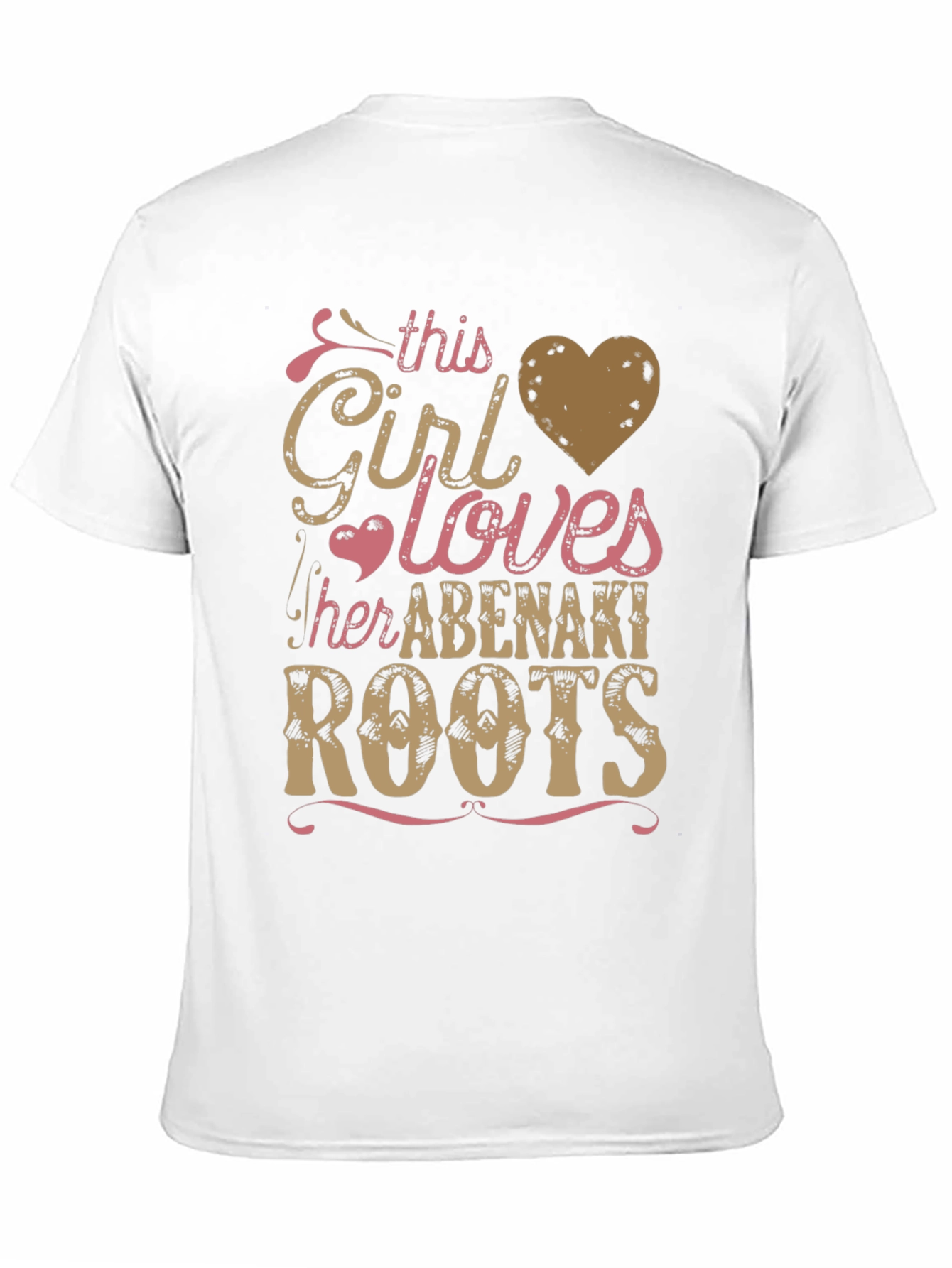 Abenaki Roots Girl's T-Shirt - 11