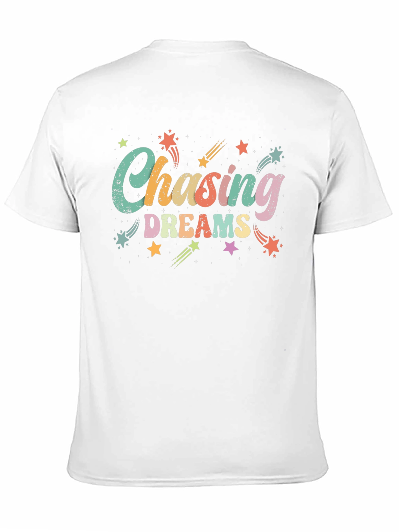 Black Chasing Dreams Graphic Tee - Black Cotton T-Shirt view 11