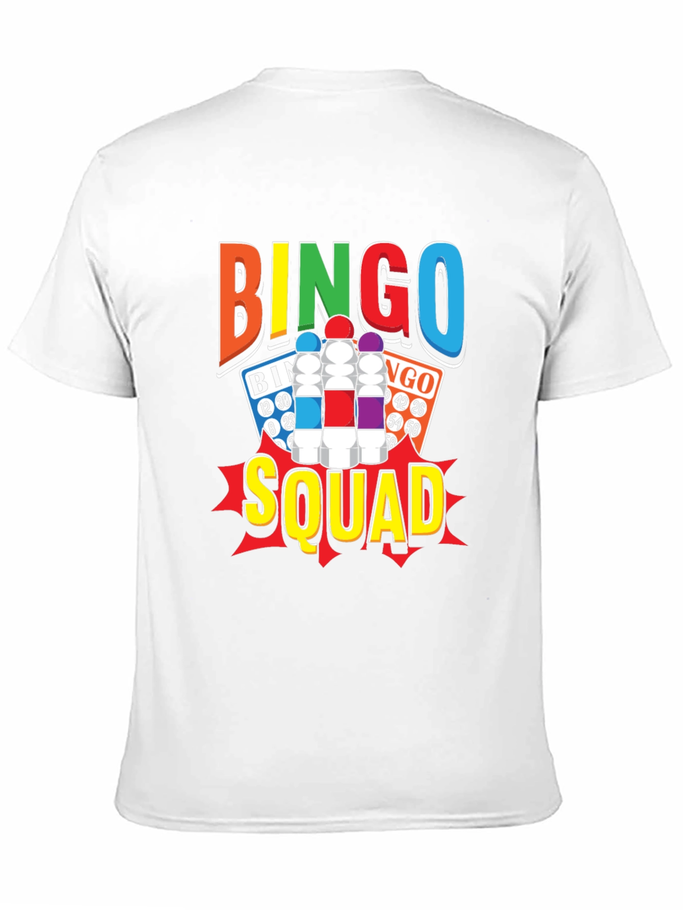 Black Bingo Squad T-Shirt - Fun & Colorful Design view 11