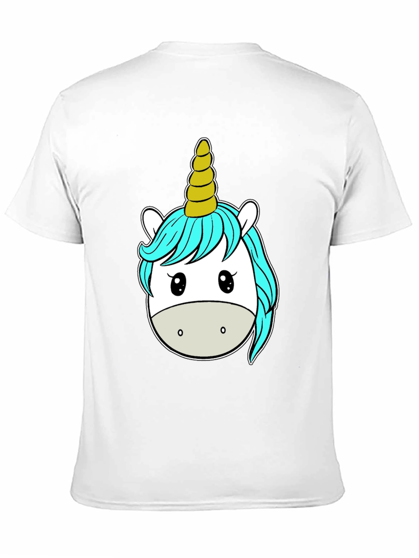 Black Unicorn Graphic Tee - Black Cotton T-Shirt view 11