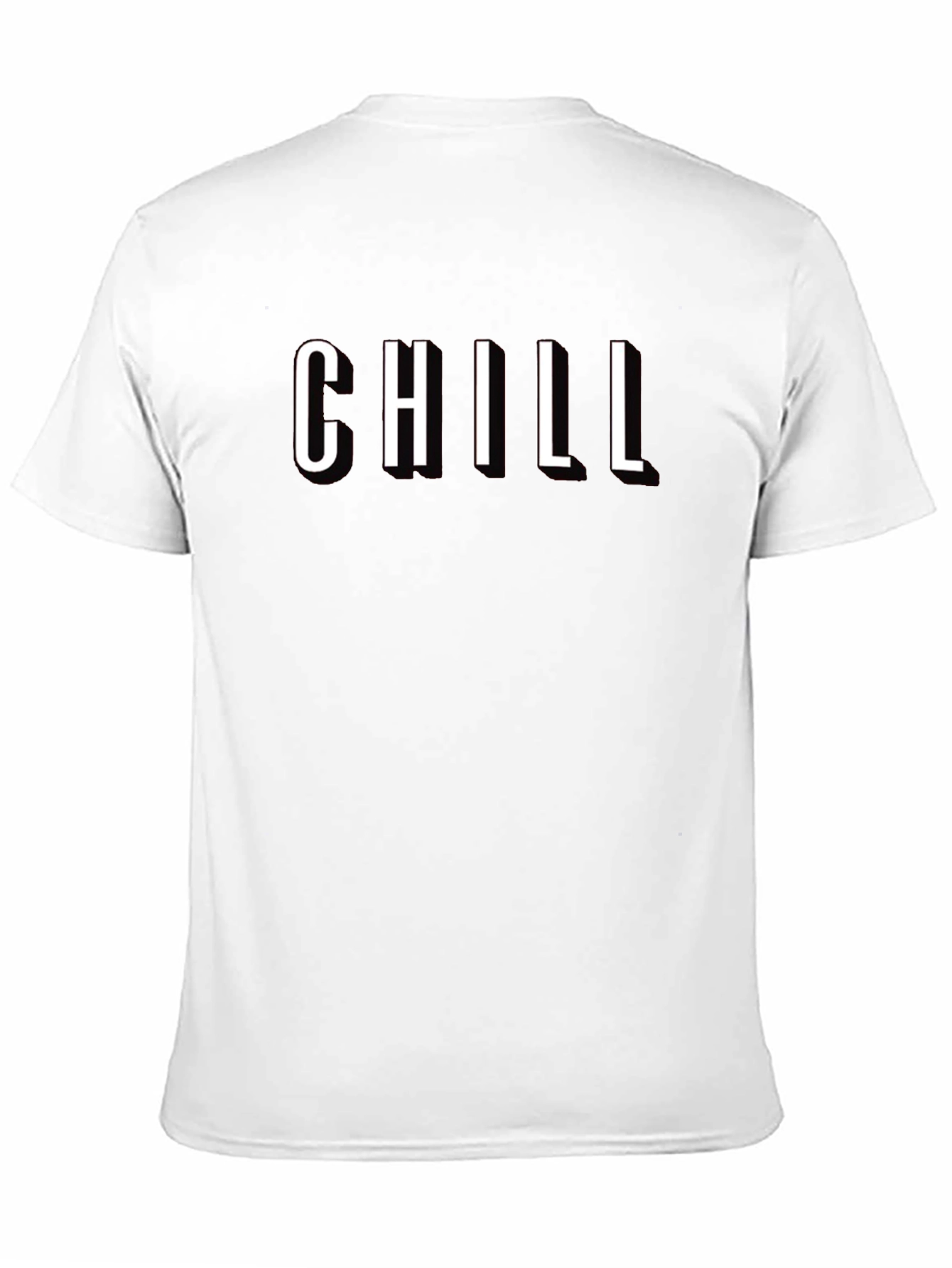 Black Chill Black T-Shirt - Relaxed Fit Graphic Tee view 11