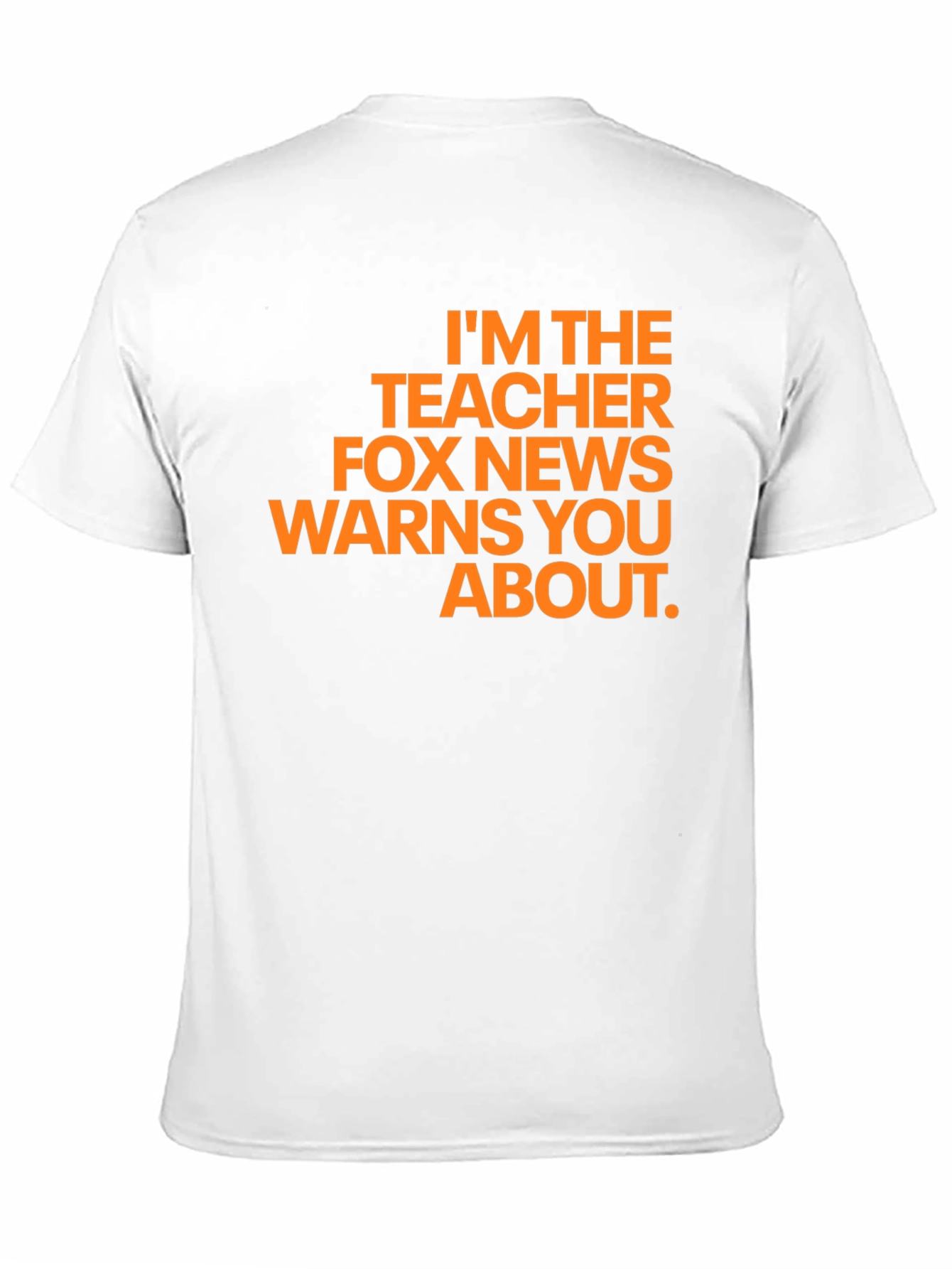 Black Teacher Fox News Warns You About T-Shirt view 11