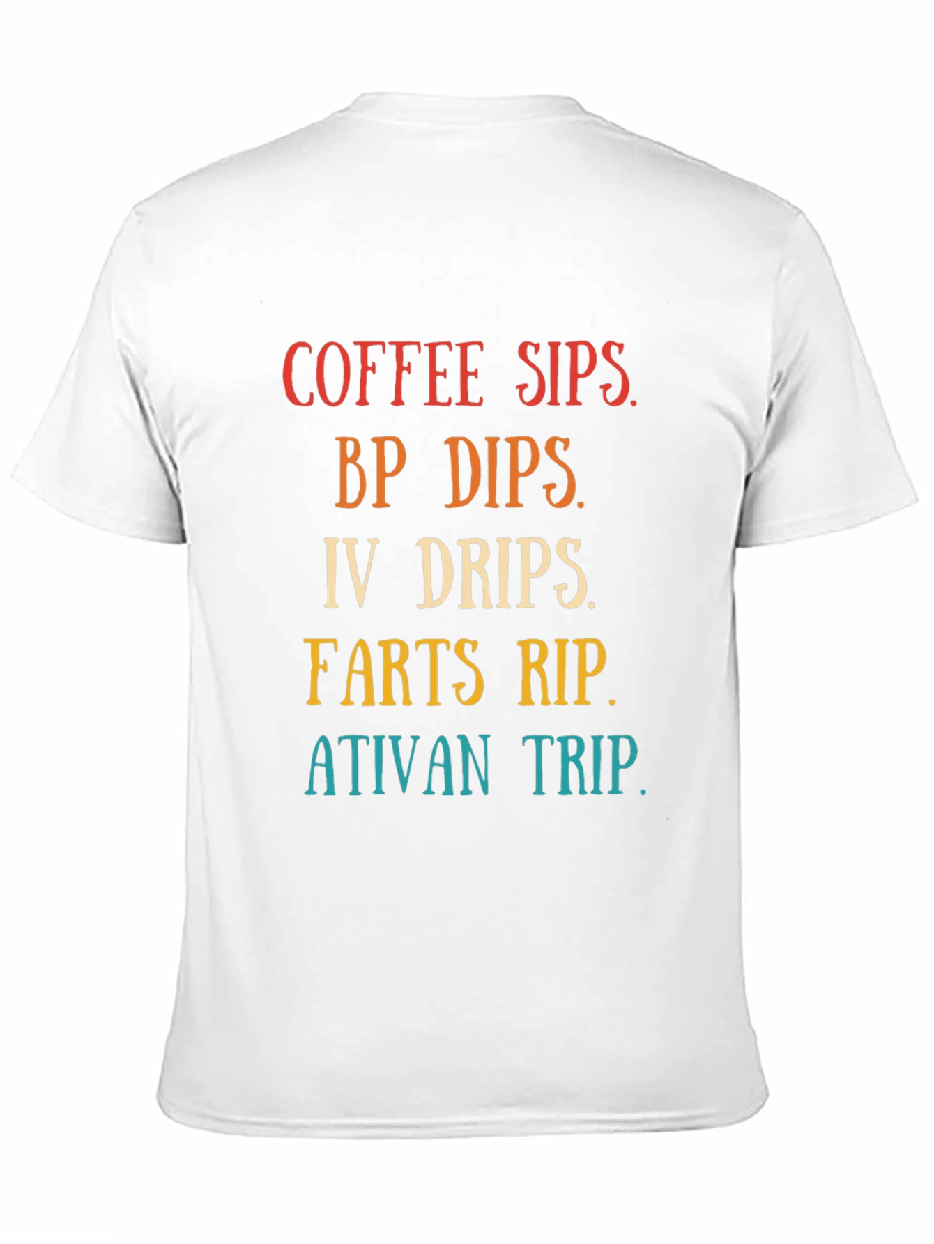 Black Coffee Sips BP Dips Funny Graphic Tee view 11