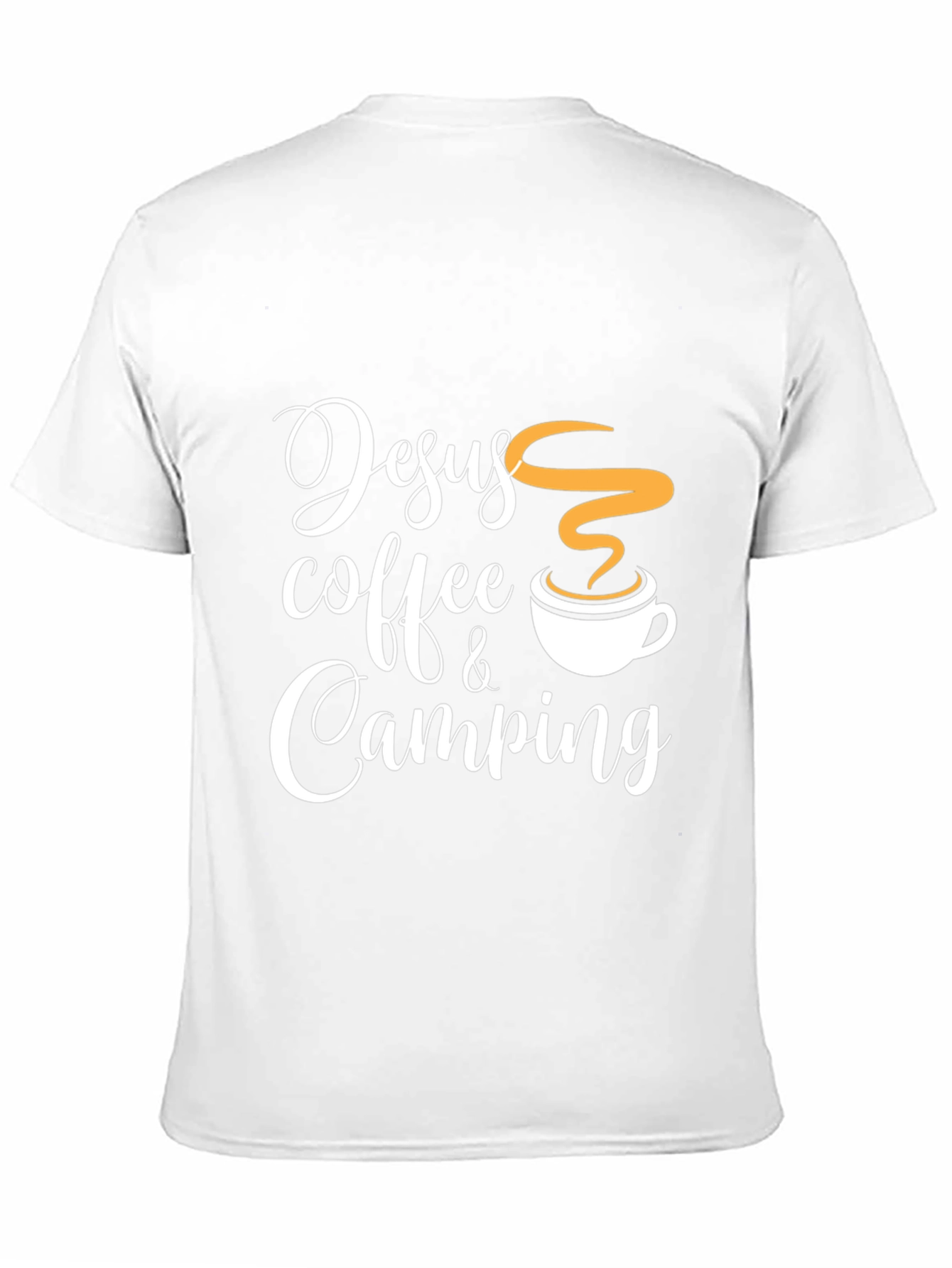 Black Jesus Coffee Camping Graphic Tee view 11