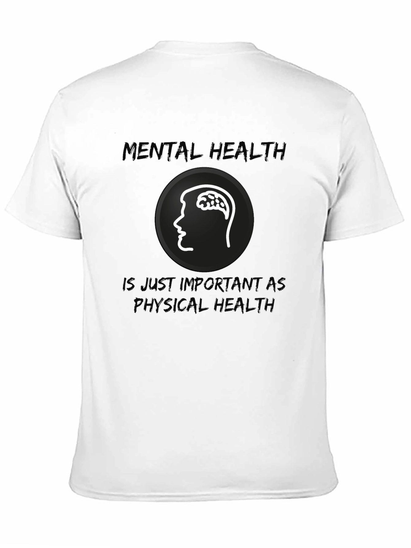 Black Mental Health Awareness Graphic T-Shirt view 11