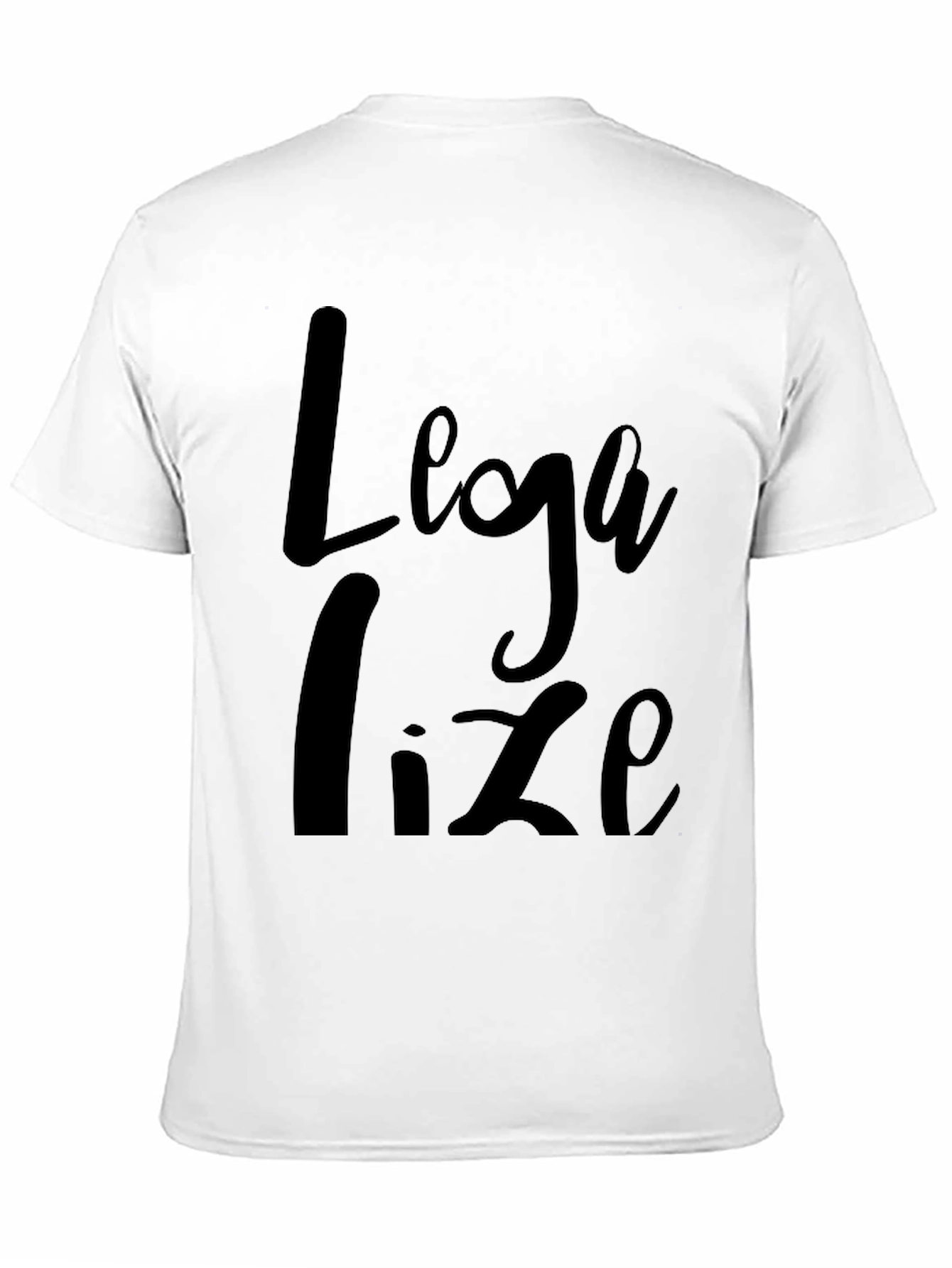 Black Legalize Black T-Shirt view 11