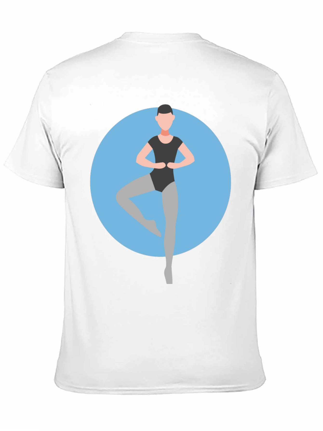Black Ballerina Graphic Tee - Black Cotton T-Shirt view 11