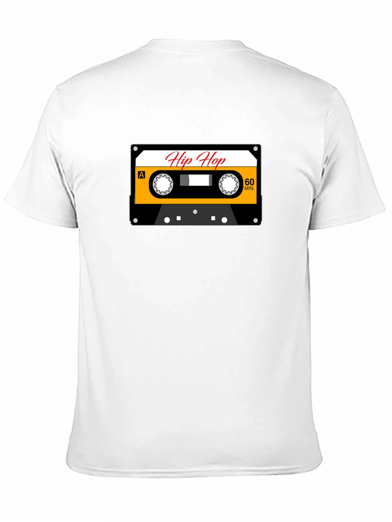 Black Hip Hop Mixtape Graphic Tee - Retro Cassette T-Shirt view 11