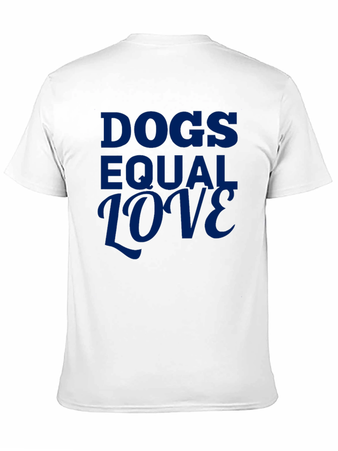 Black Dogs Equal Love Graphic Tee - Soft Cotton Blend view 11