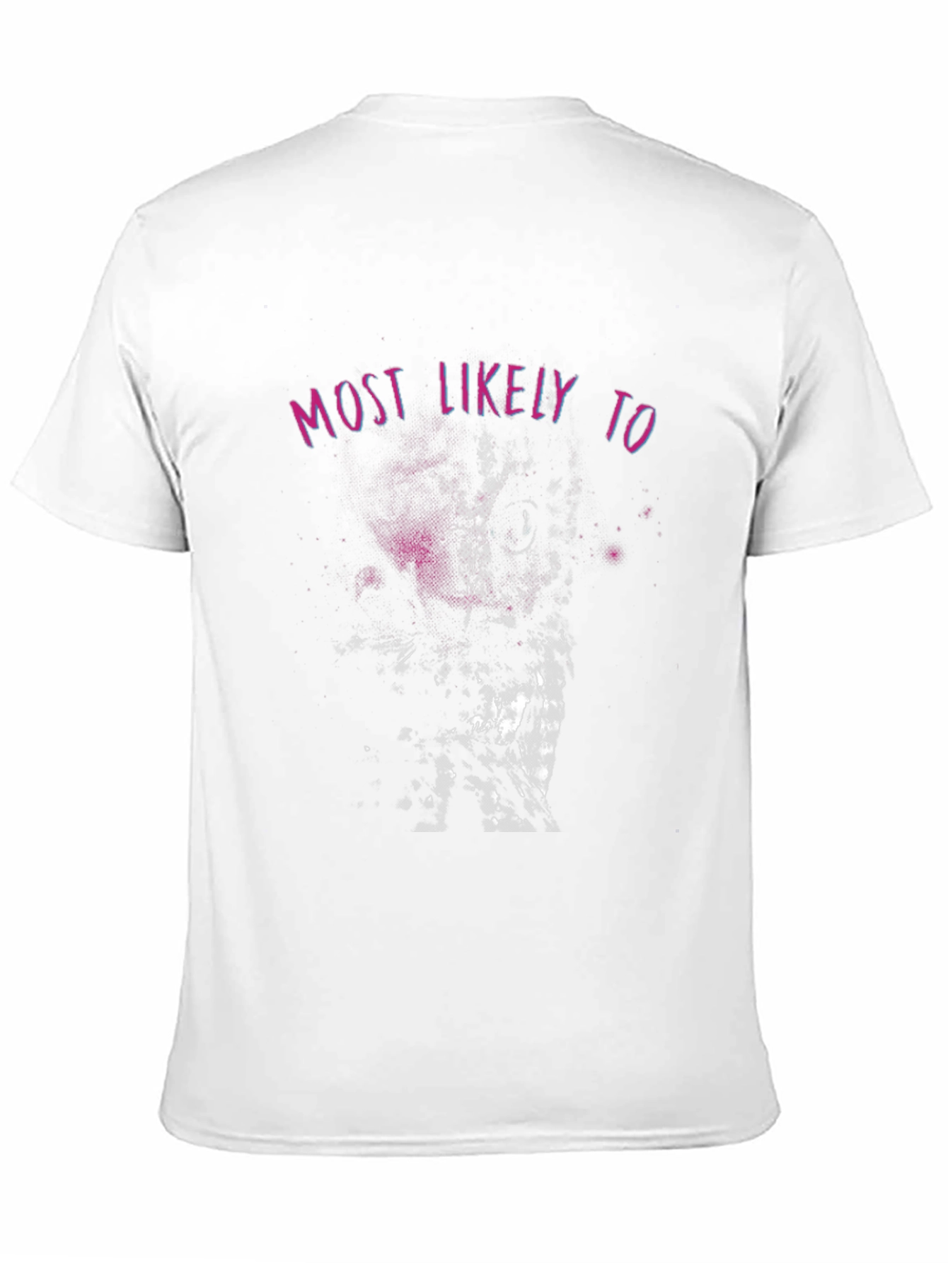 Black Most Likely To Graphic Tee - Black Cotton T-Shirt view 11