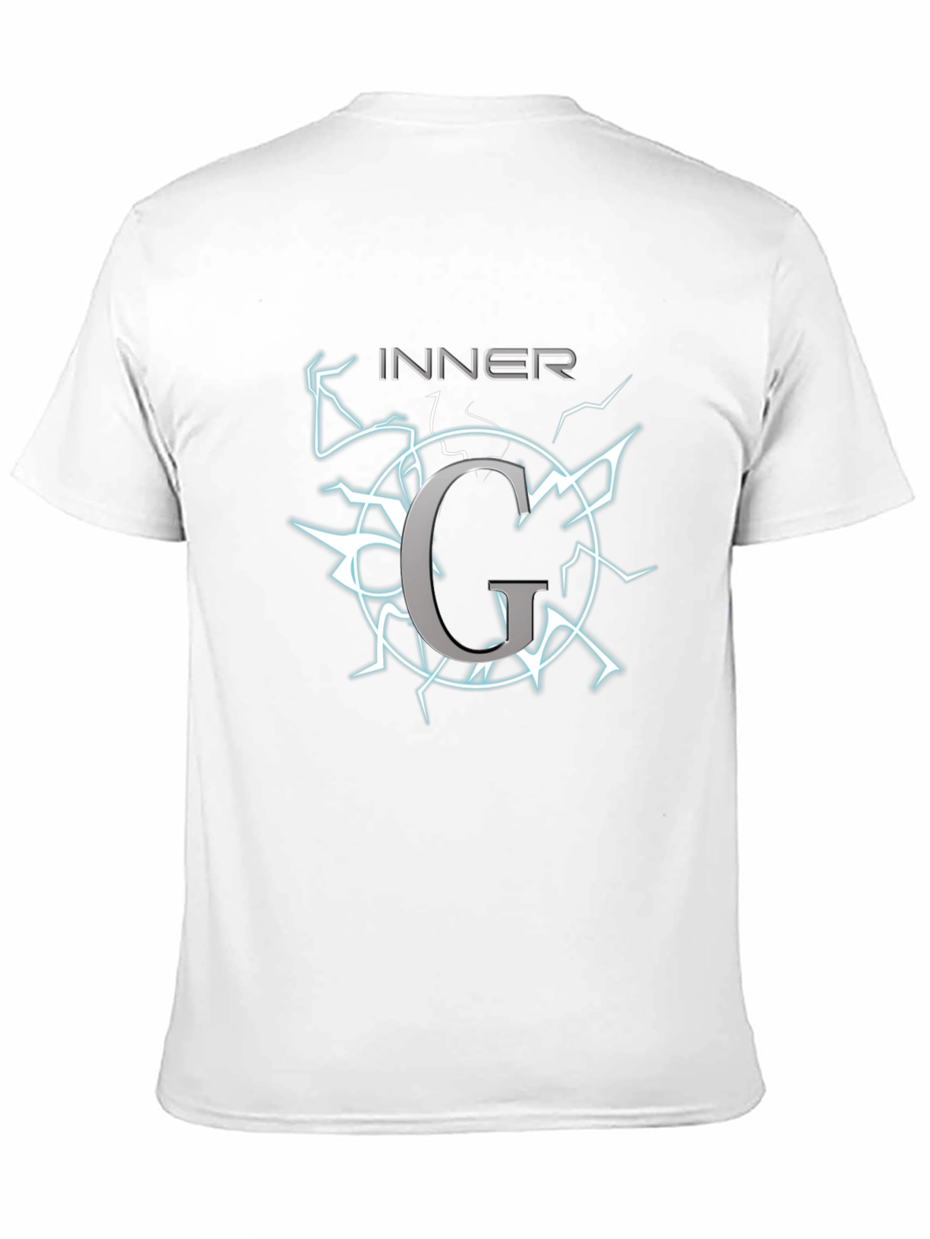 Black Inner G Graphic T-Shirt - Black Cotton Tee view 11