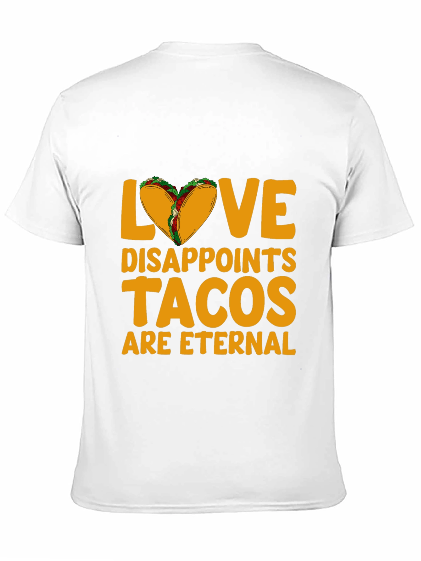 Black Love Disappoints Tacos Eternal Black Graphic Tee view 11