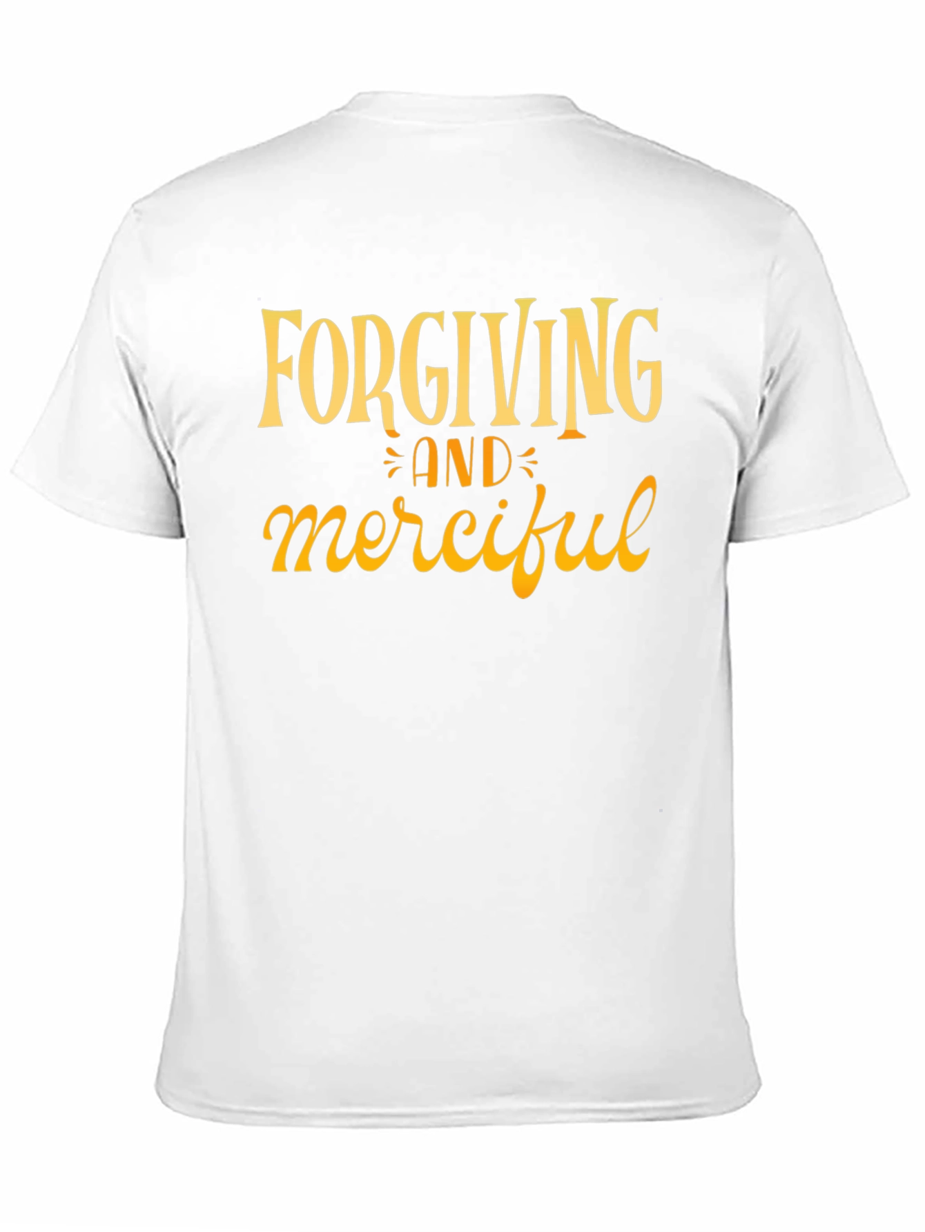 Black Forgiving & Merciful Graphic Tee view 11