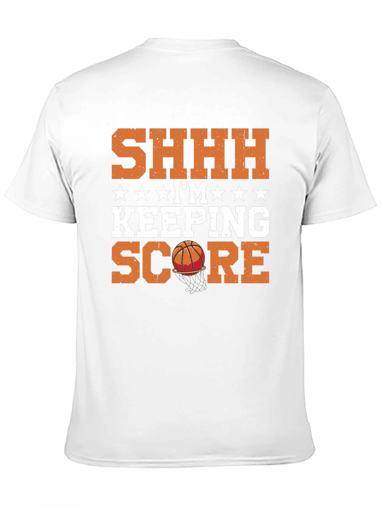Black Basketball Score Keeper T-Shirt view 11