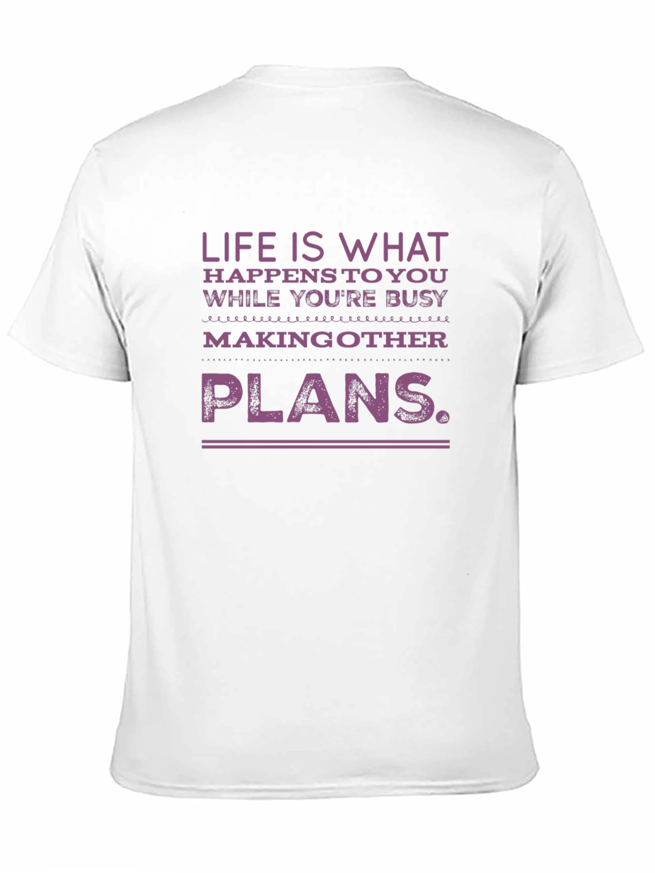 Life Quote Graphic Tee - Black Short Sleeve T-Shirt - 11