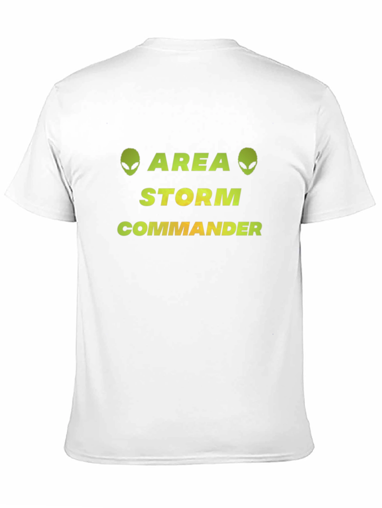 Black Area Storm Commander Graphic T-Shirt view 11