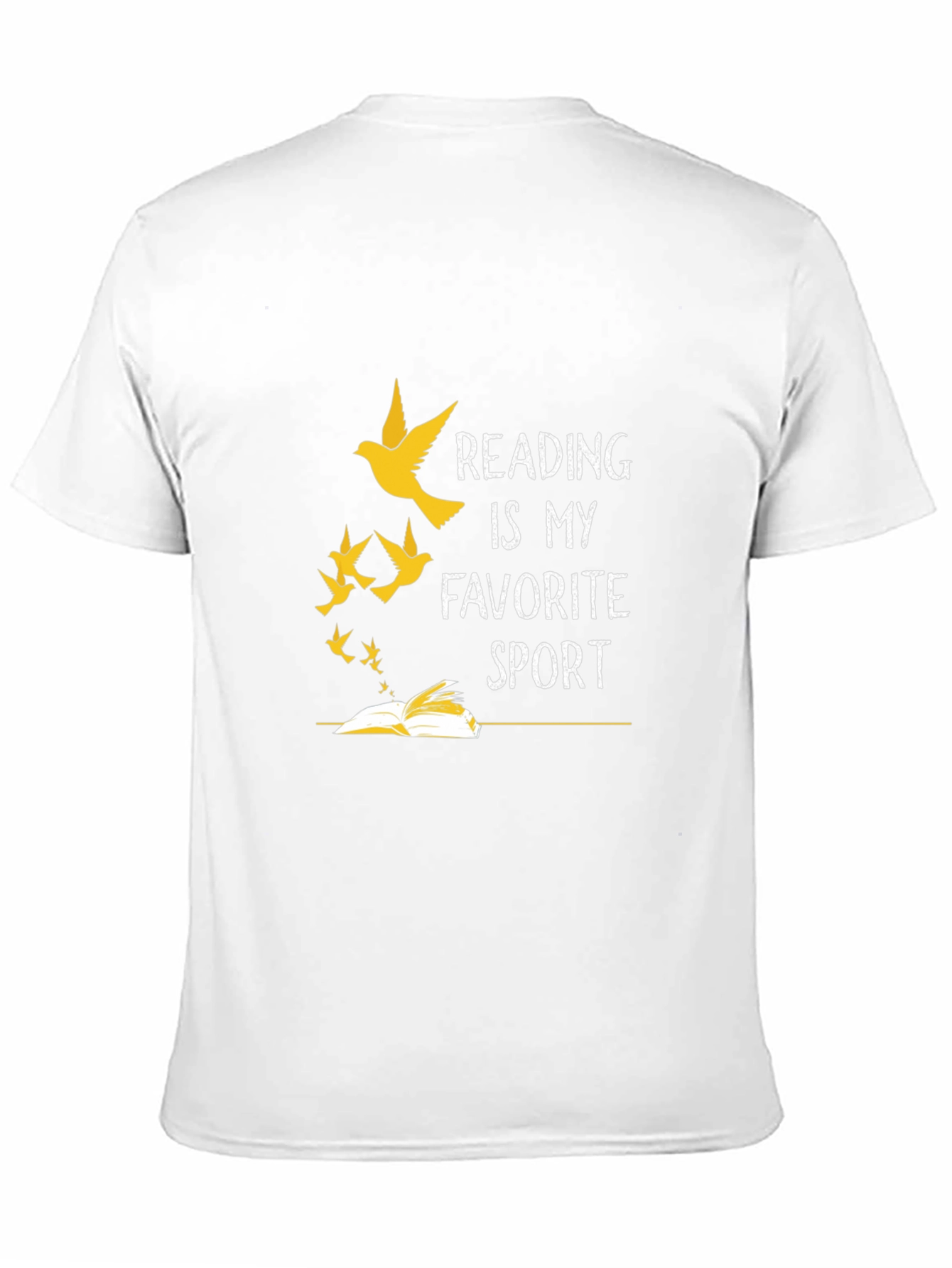 Black Reading Is My Favorite Sport T-Shirt view 11