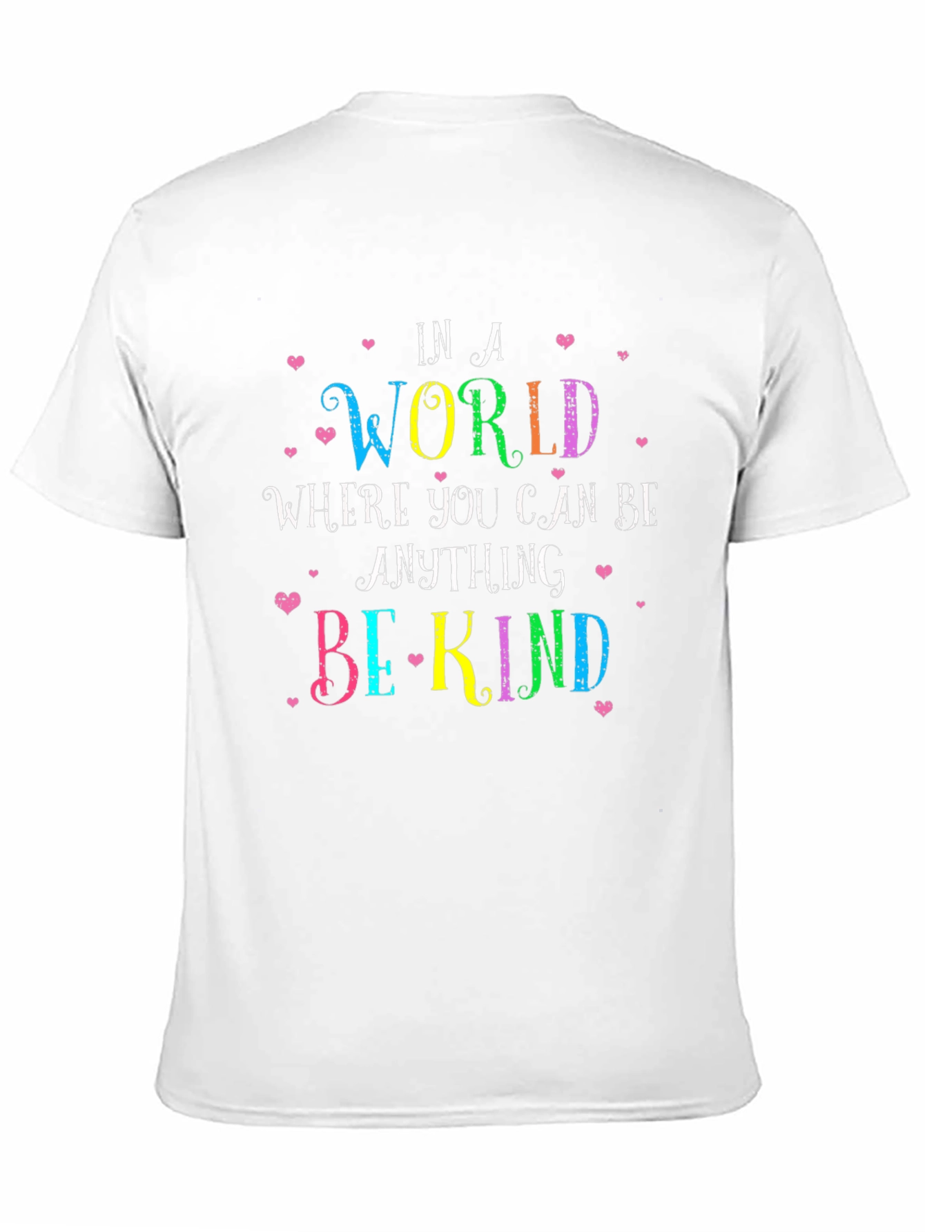 Black Be Kind T-Shirt - Inspirational Graphic Tee view 11