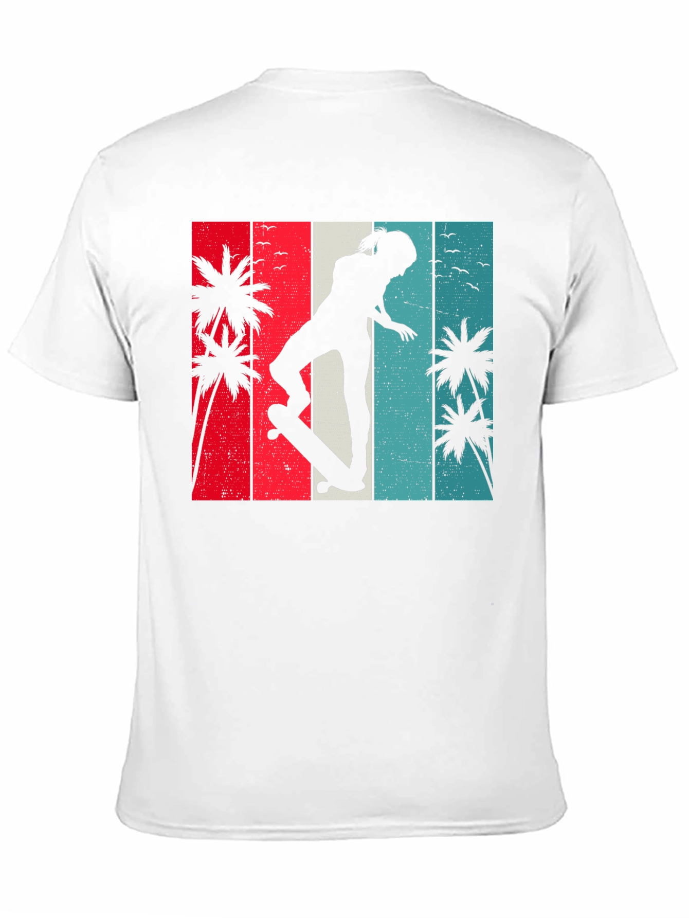 Black Retro Skater T-Shirt view 11