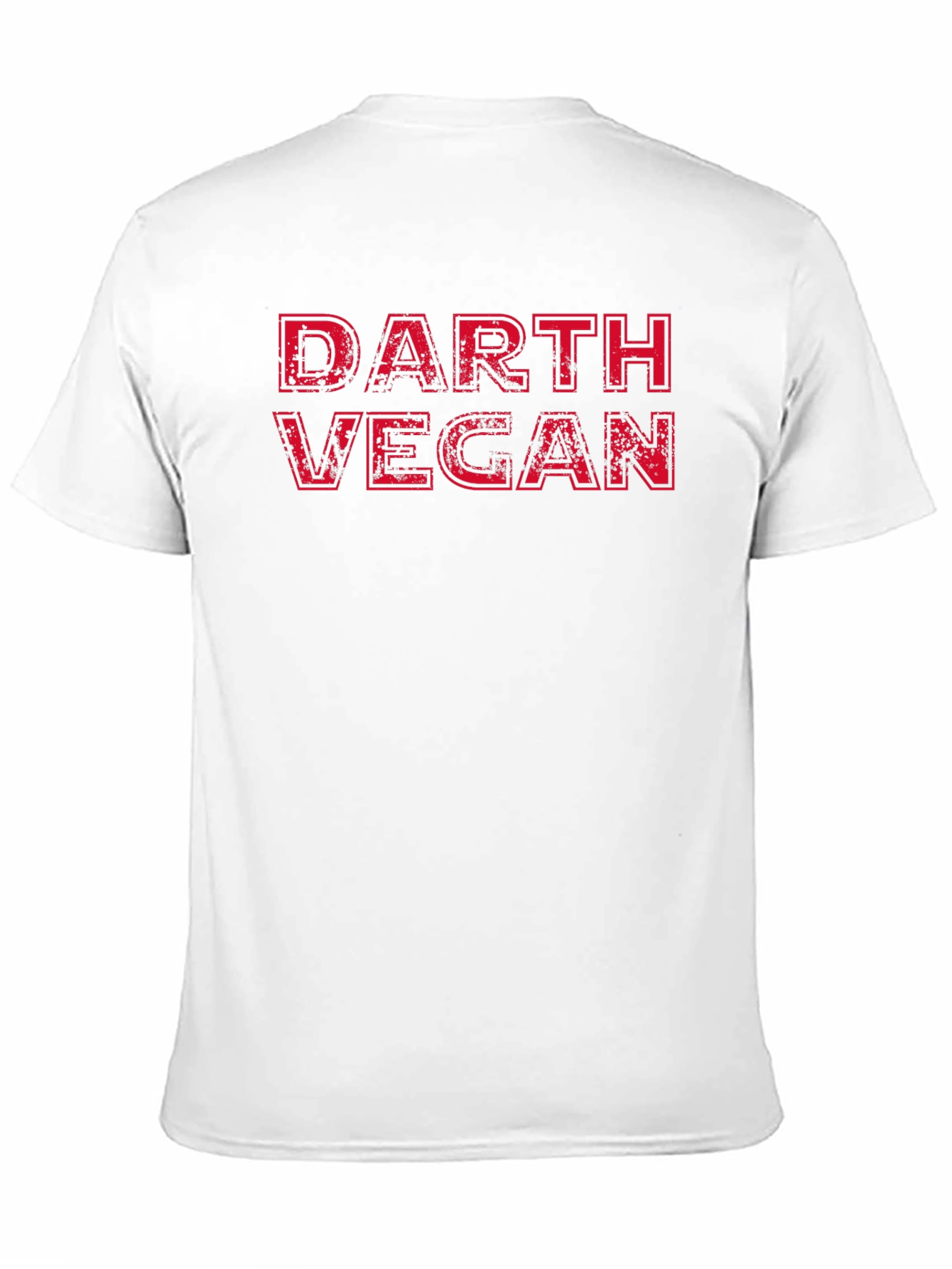Black Darth Vegan T-Shirt - Funny Star Wars Parody Tee view 11