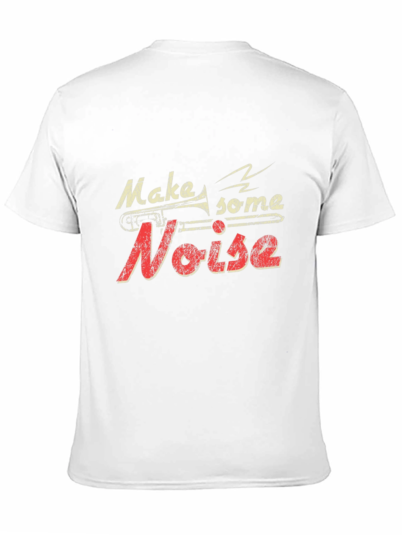 Black Make Some Noise Black Graphic T-Shirt view 11