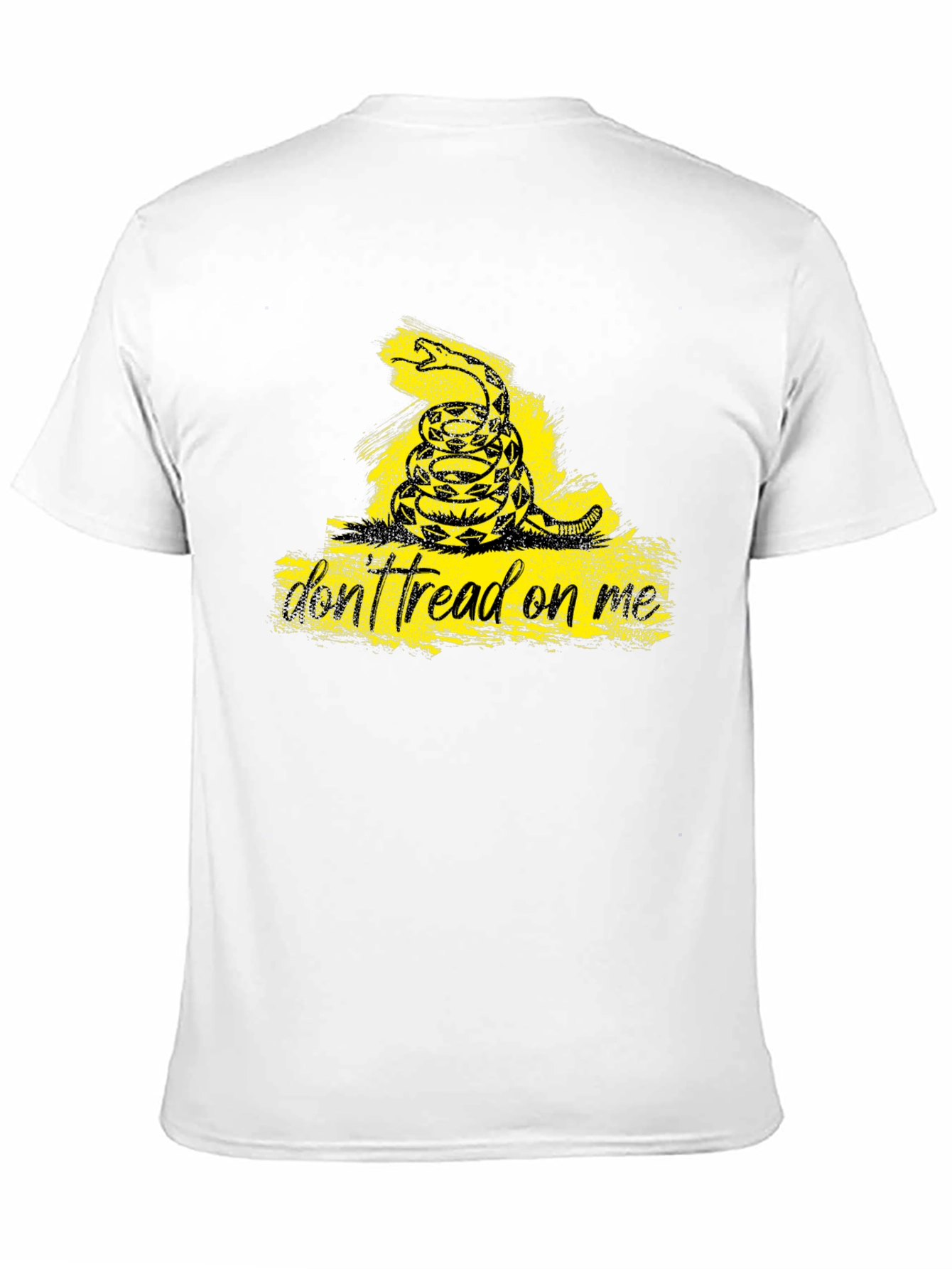 Black Don't Tread On Me T-Shirt - Black view 11