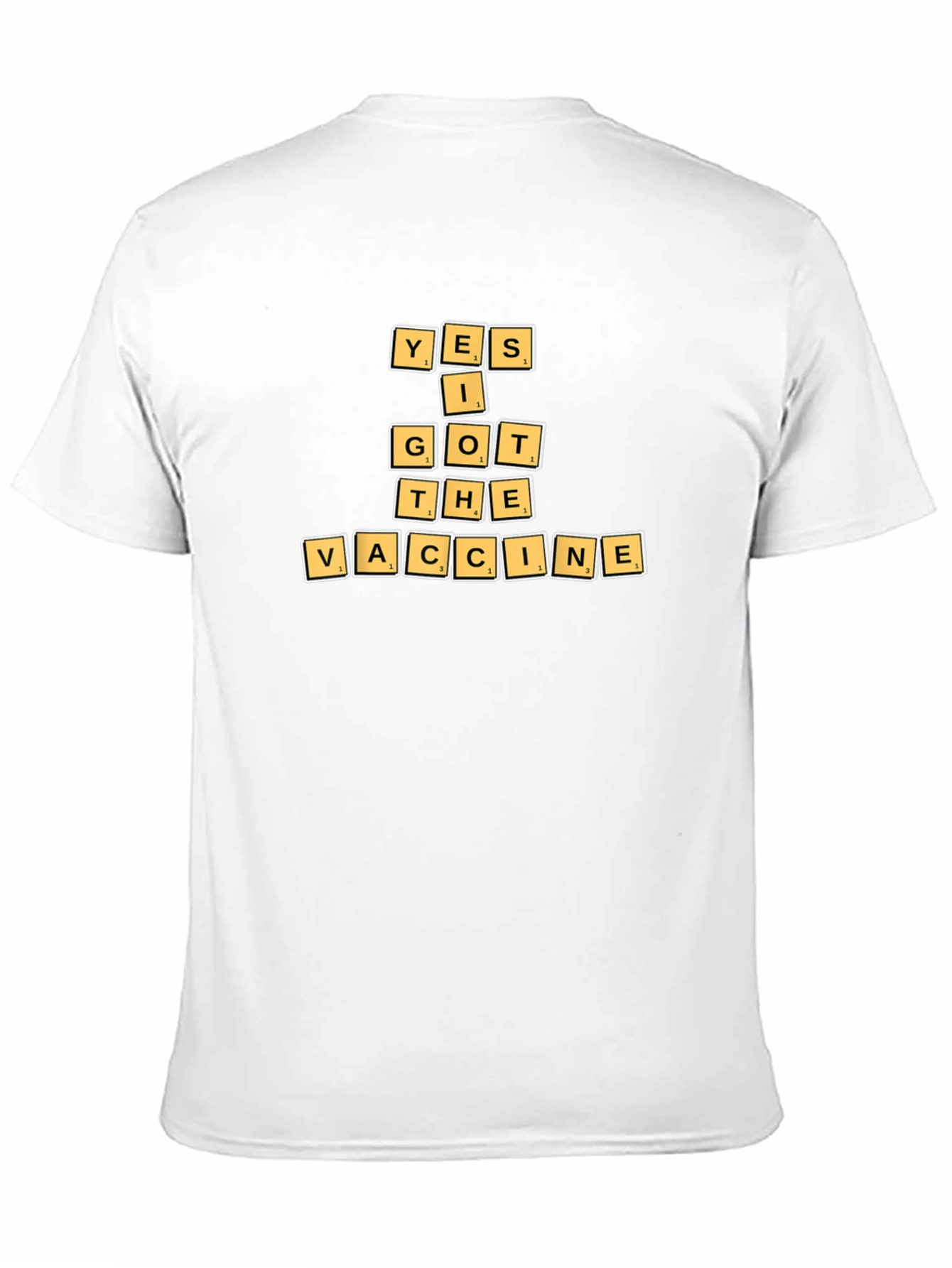 Black Yes I Got The Vaccine T-Shirt view 11