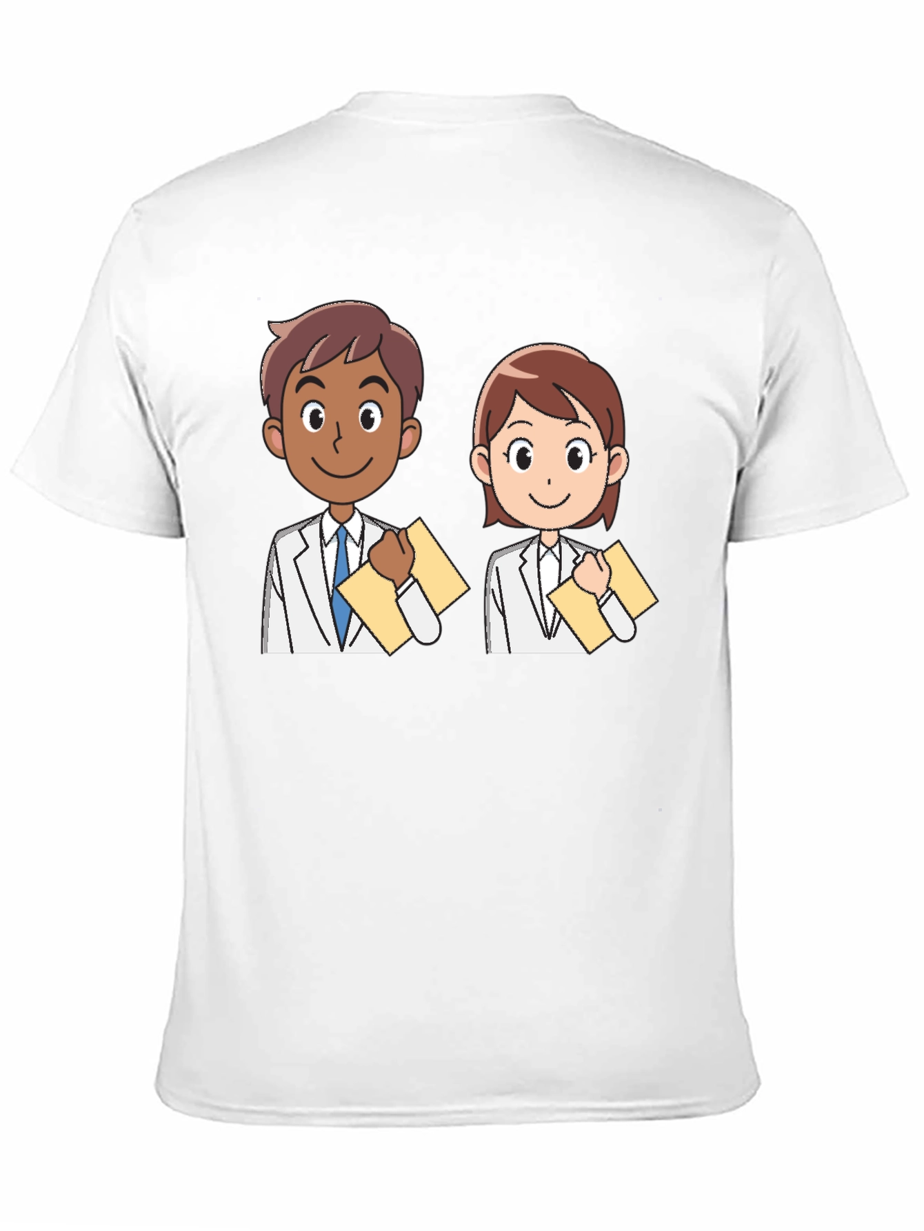 Black Cartoon Doctor T-Shirt view 11
