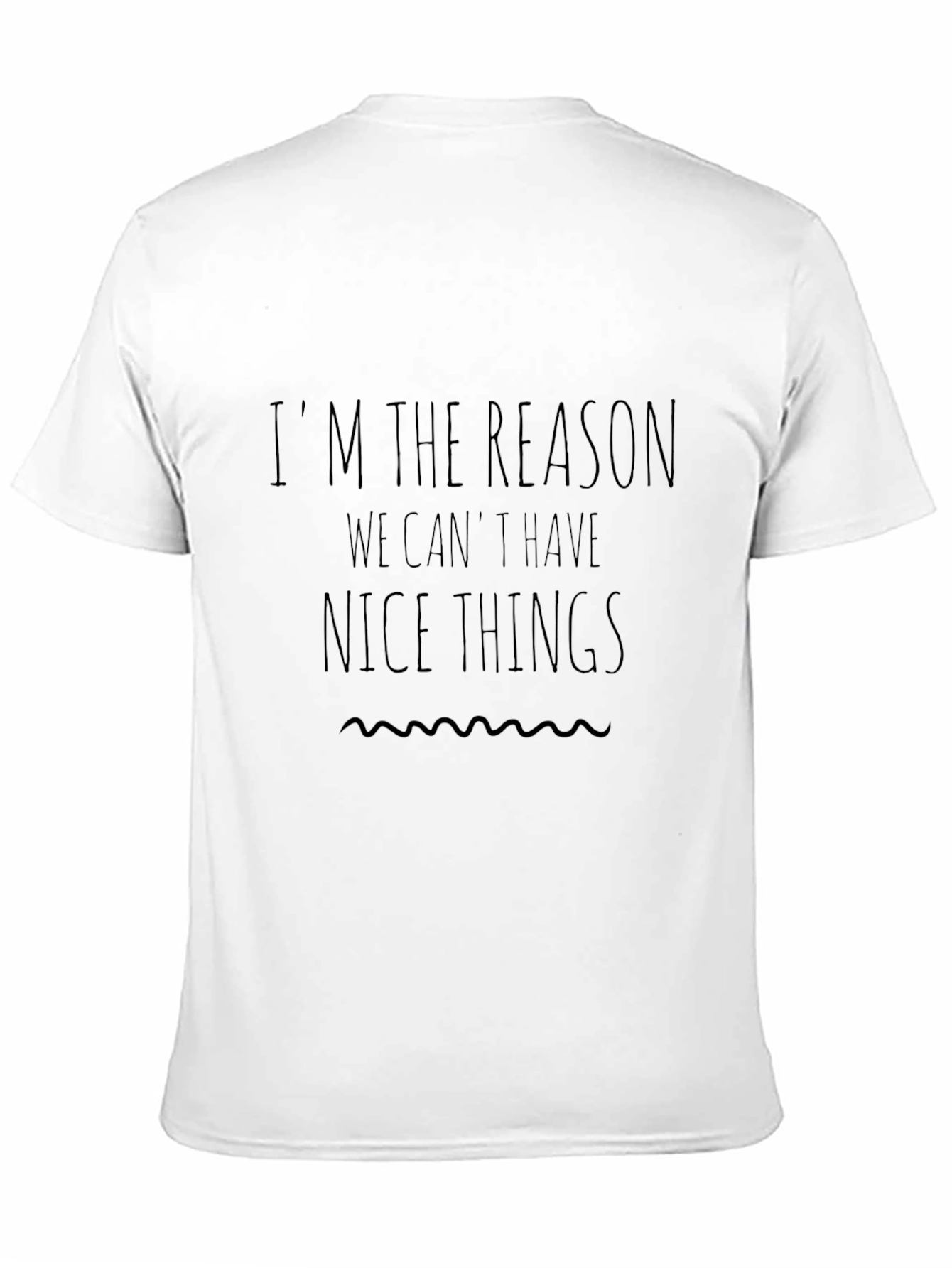 Black I'm The Reason T-Shirt view 11