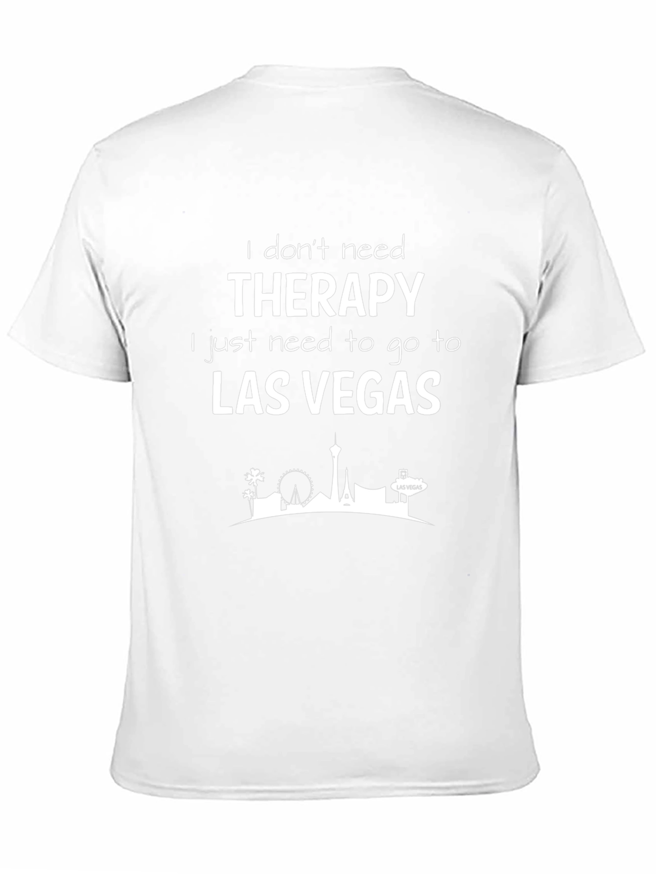 Black Therapy Las Vegas Graphic T-Shirt view 11