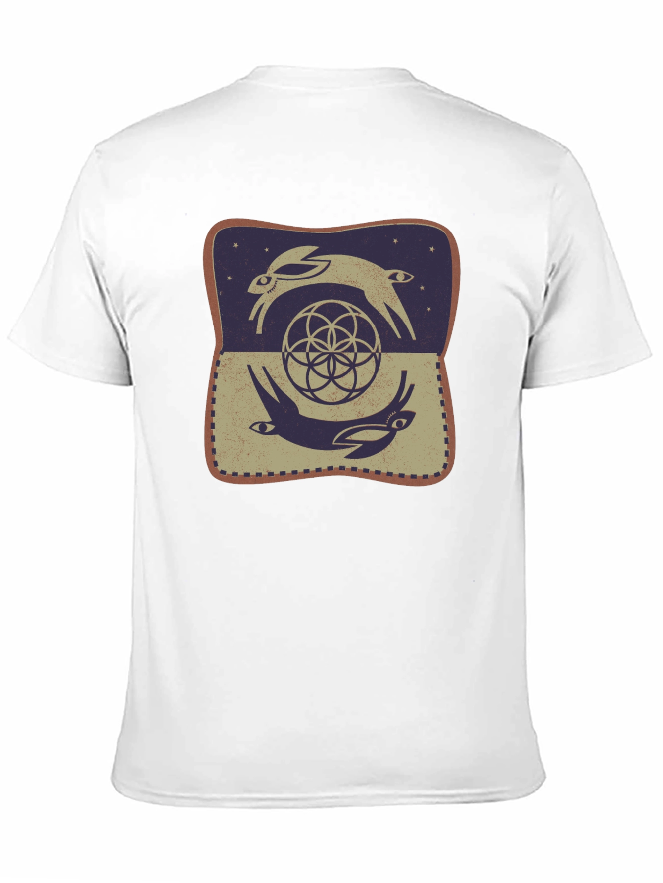 Black Rabbit Geometric T-Shirt - Graphic Tee view 11