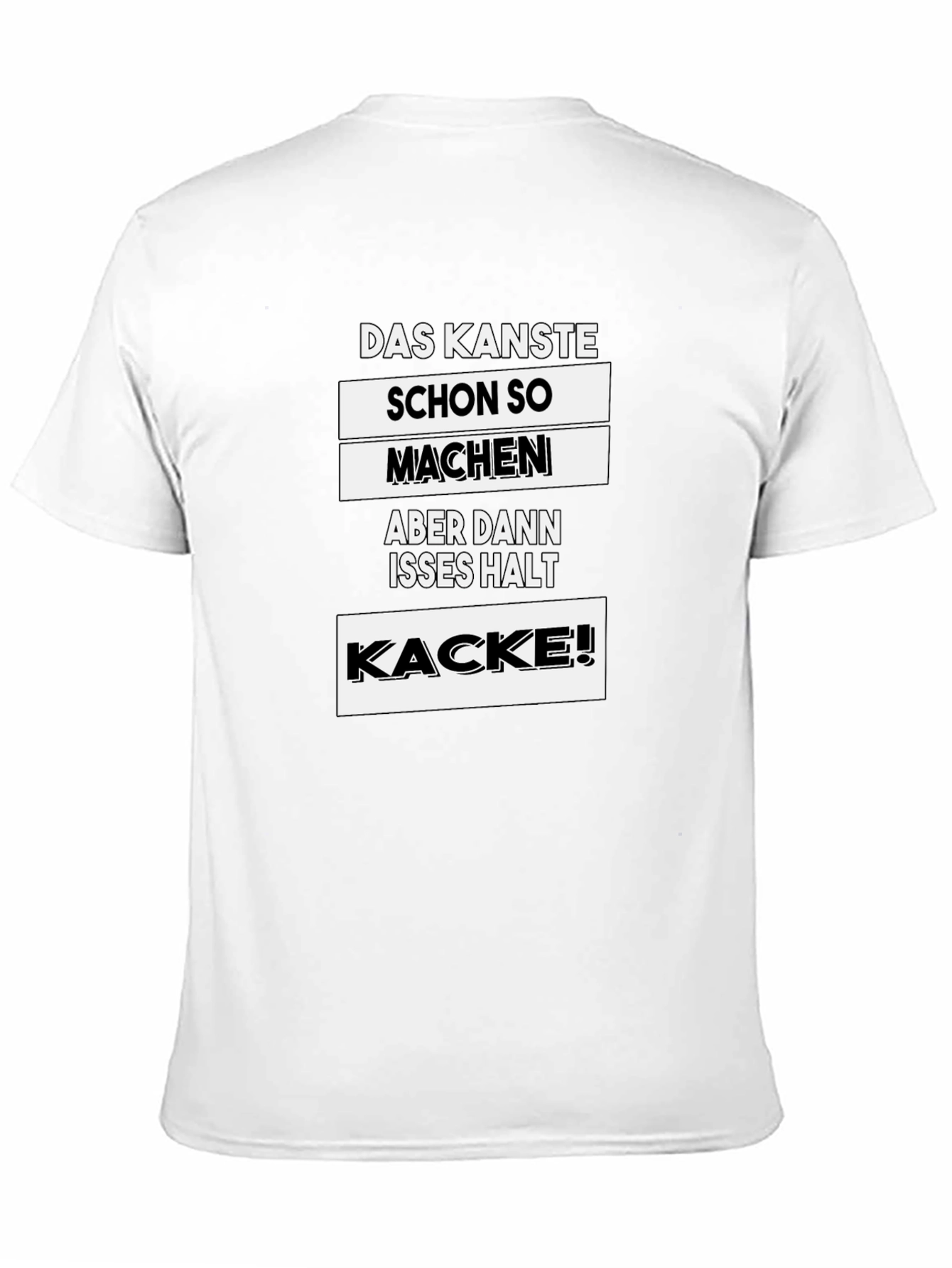 Black Das Kannste Schon So Machen T-Shirt - German Humor Tee view 11