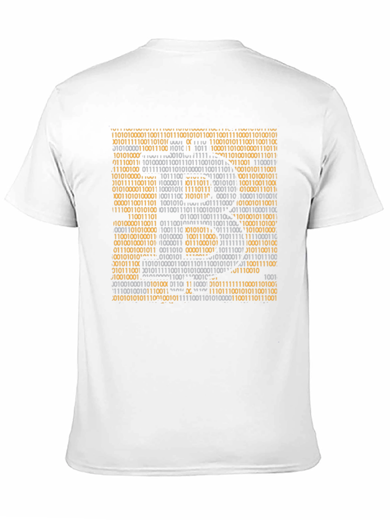 Black Binary Code Graphic T-Shirt - Geek Style view 11