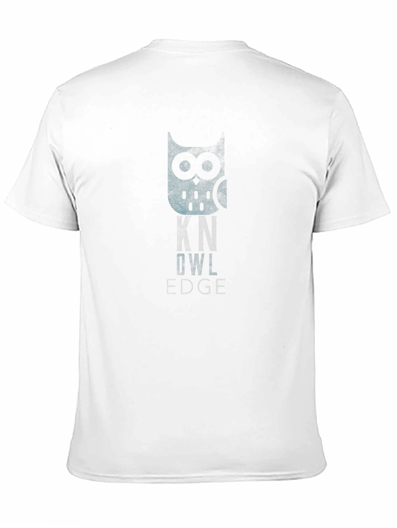 Black Knowledge Owl Graphic Tee - Stylish Men's Black T-Shirt view 11