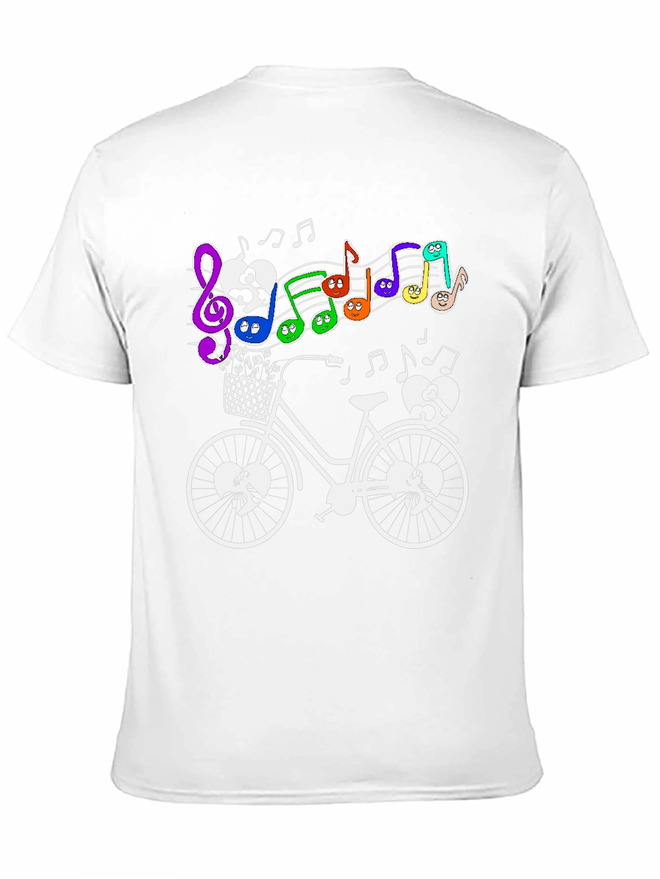 Black Musical Bicycle Graphic Tee view 11