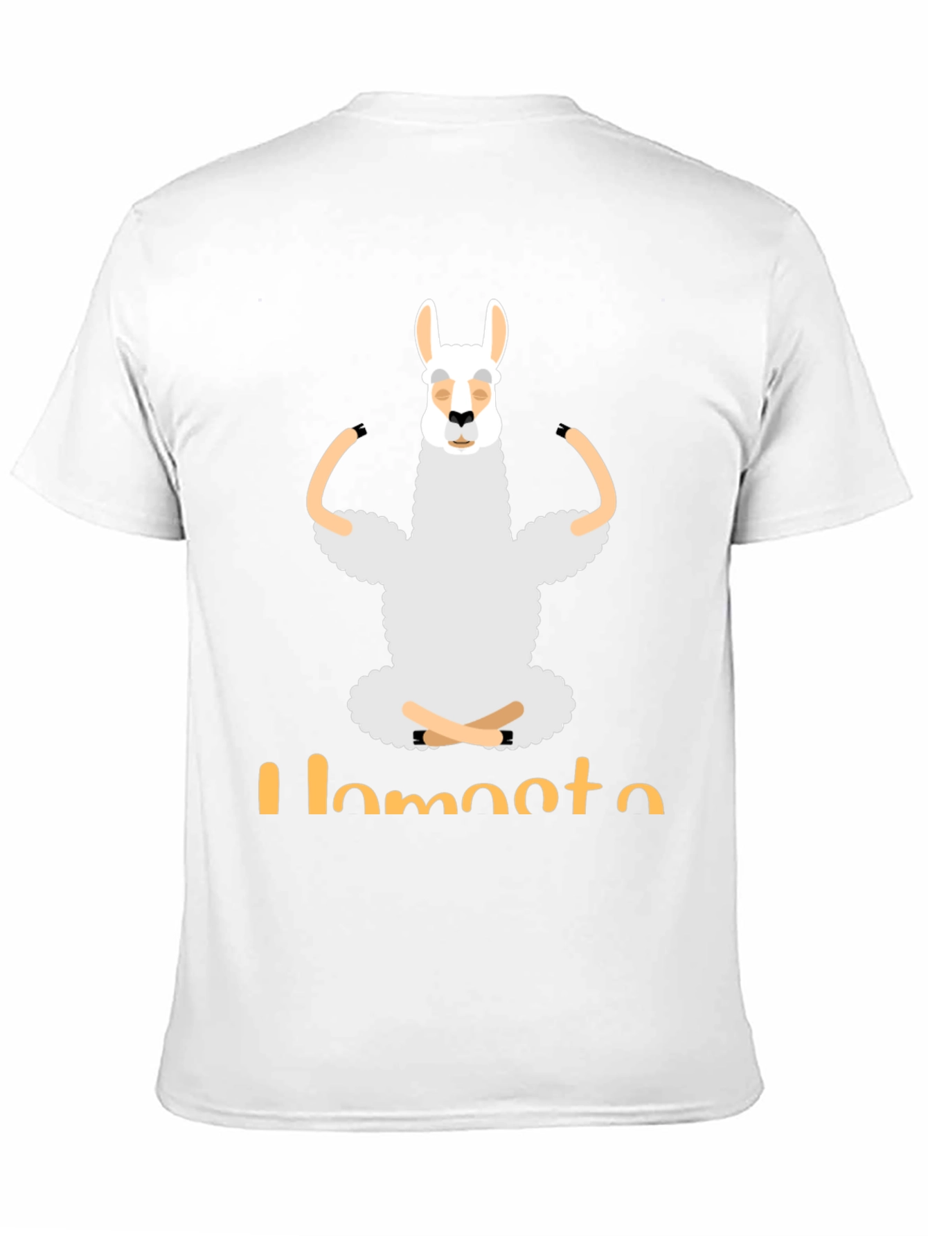 Black Llamaste Yoga T-Shirt - Funny Llama Meditating Tee view 11